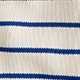 1988 Rollneck&trade; cotton sweater in stripe MOUNTAIN WHITE BLUE STR