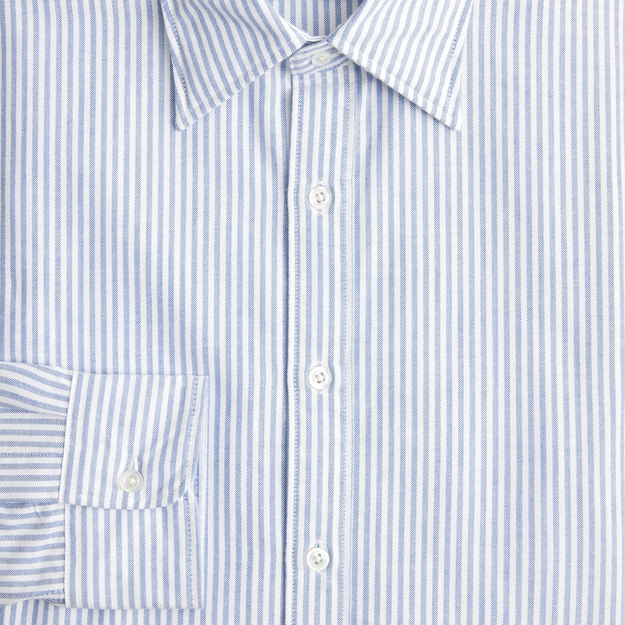 Slim Portuguese cotton oxford dress shirt