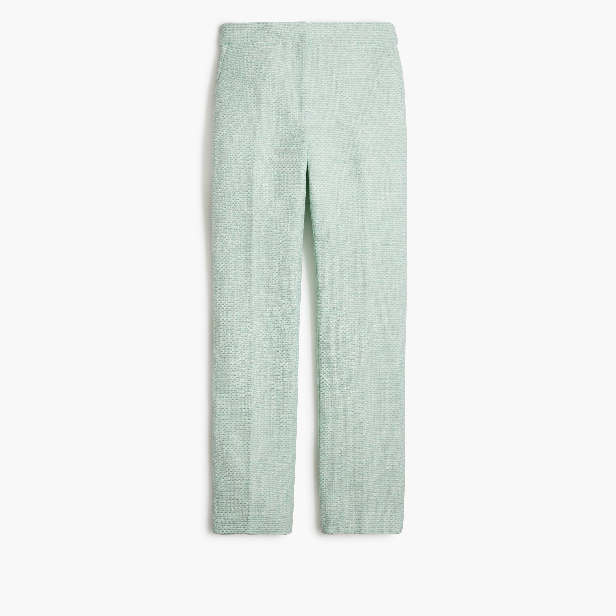 straight-leg tweed cropped pant for women