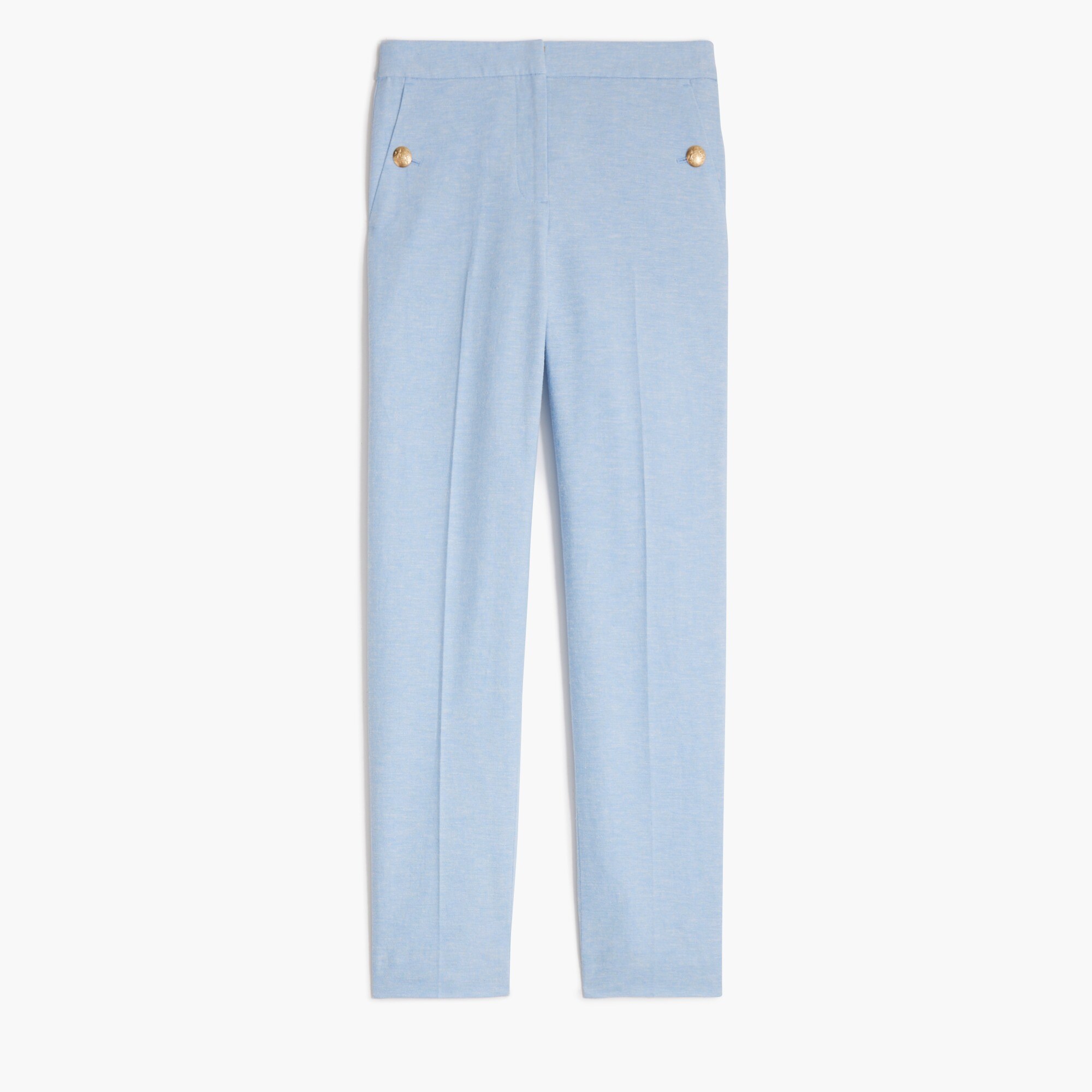  Petite linen-blend sailor pant