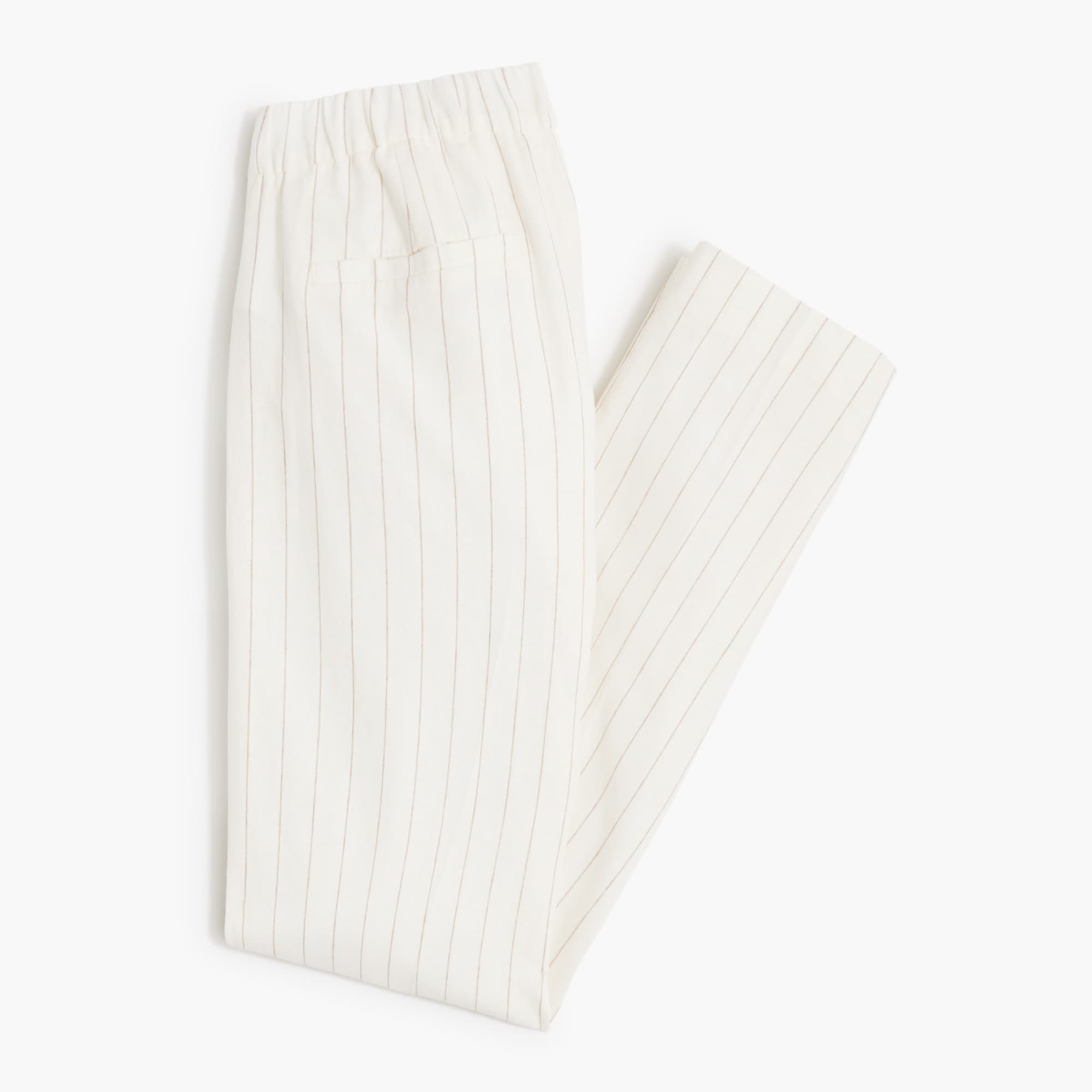 Linen-blend sailor pant
