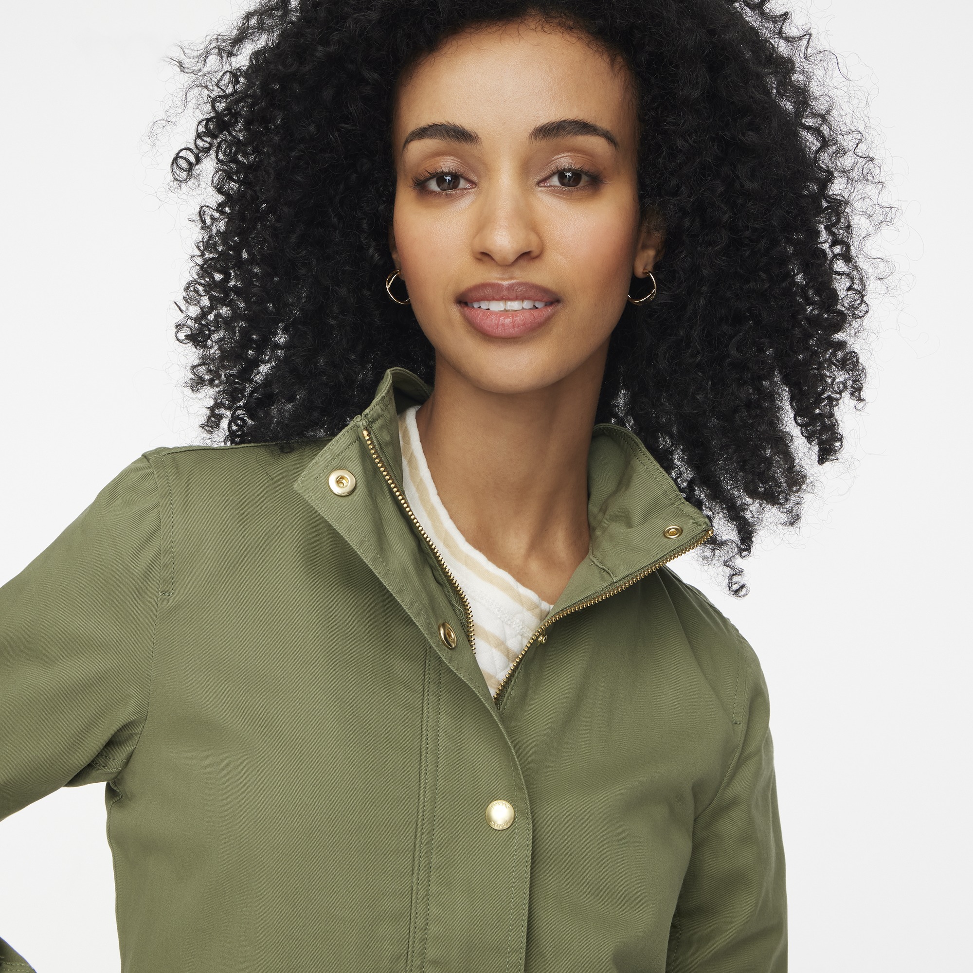 Twill utility jacket