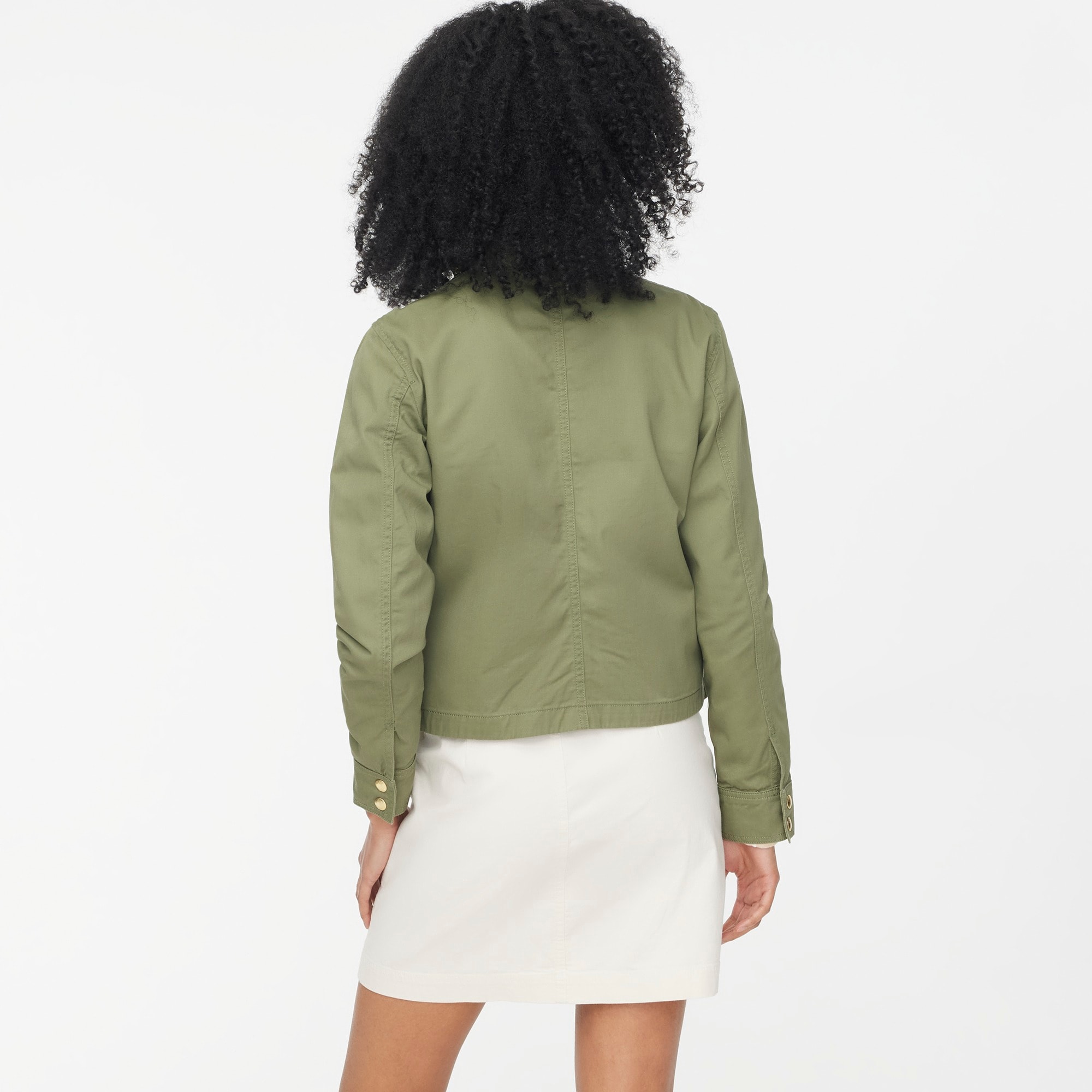 Twill utility jacket