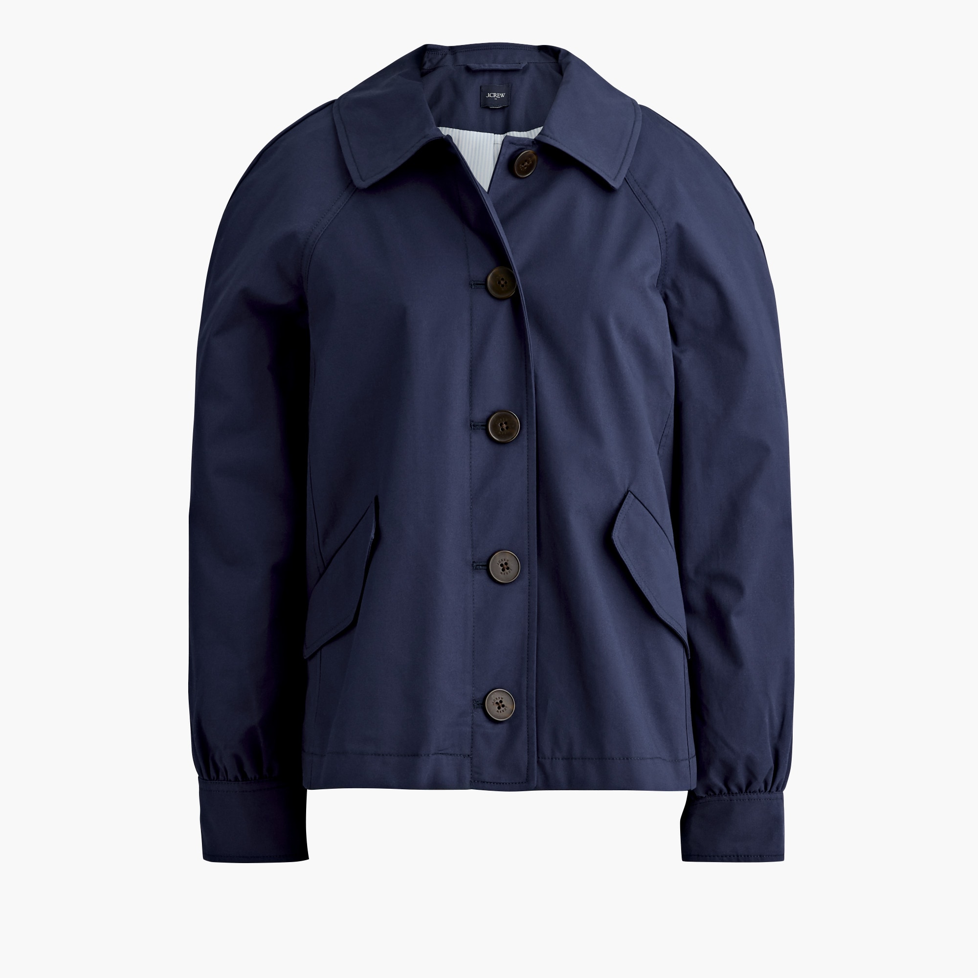 womens Short utility trench jacket