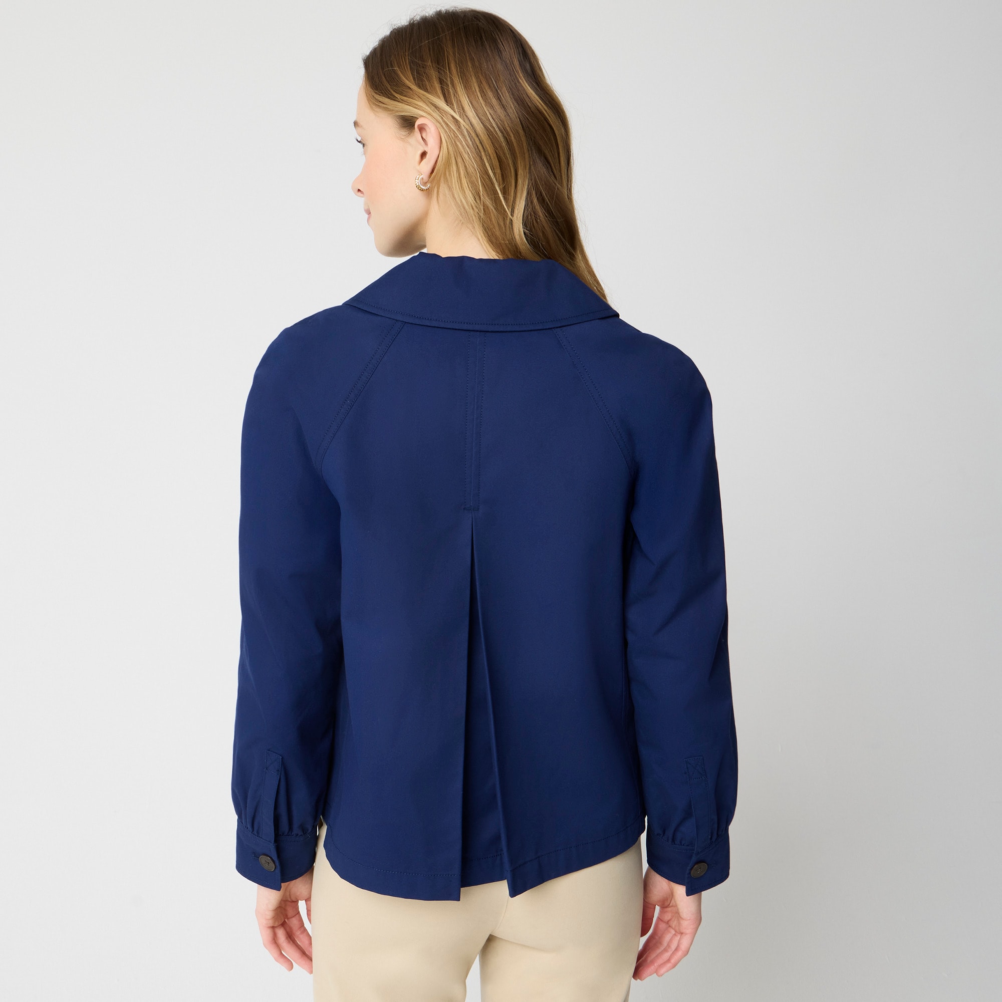 Short Utility Trench Jacket For Women | Factory