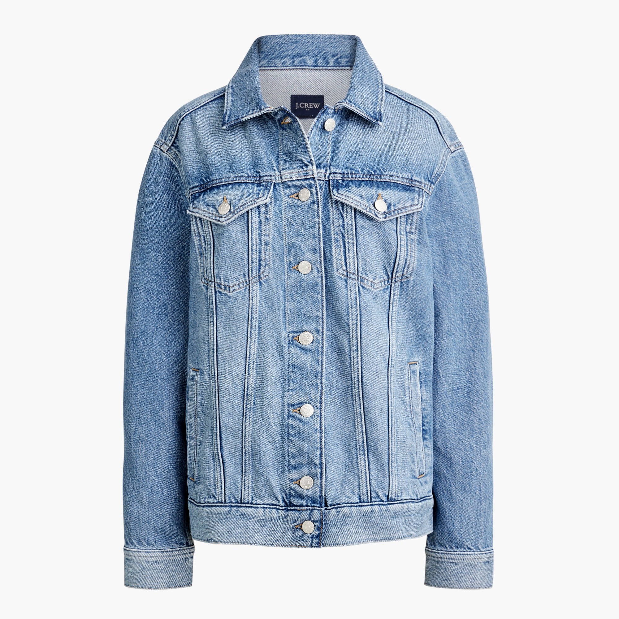 relaxed denim jacket for women