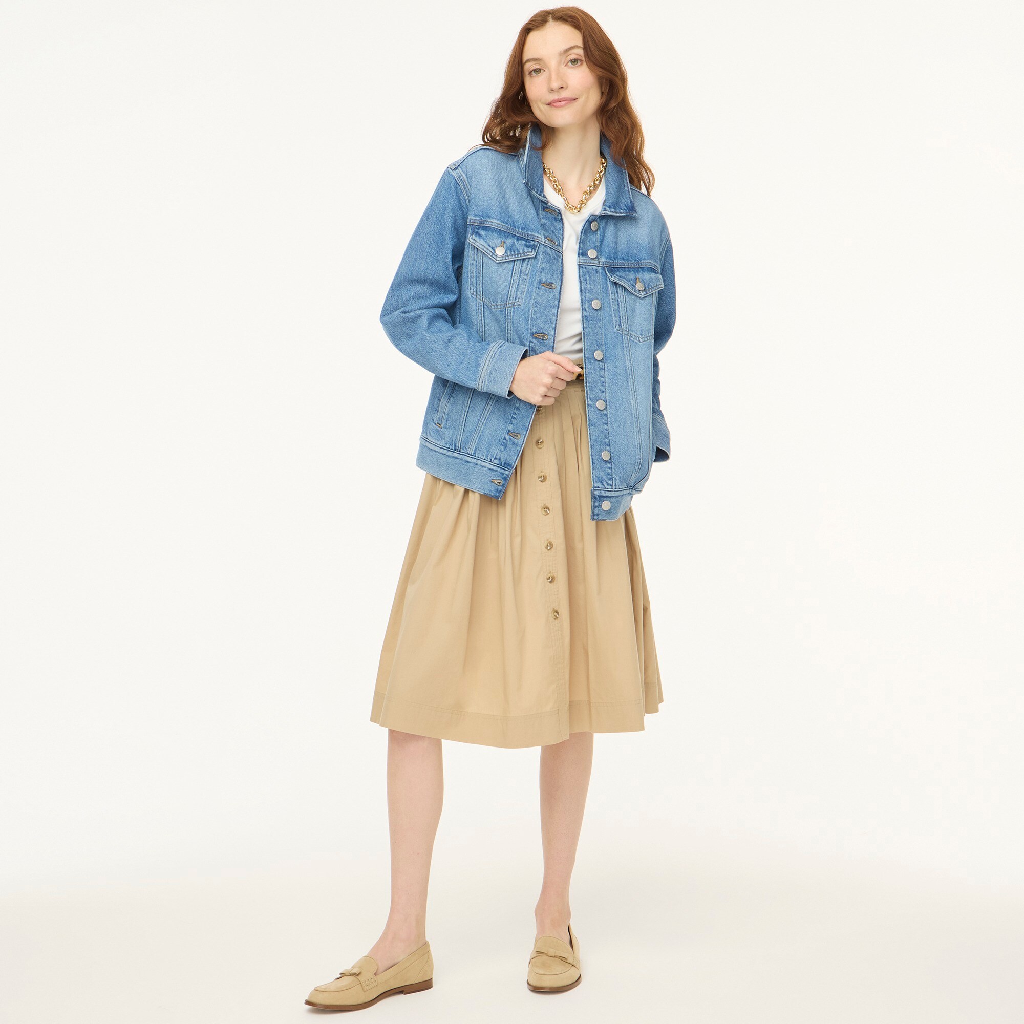 womens Relaxed denim jacket