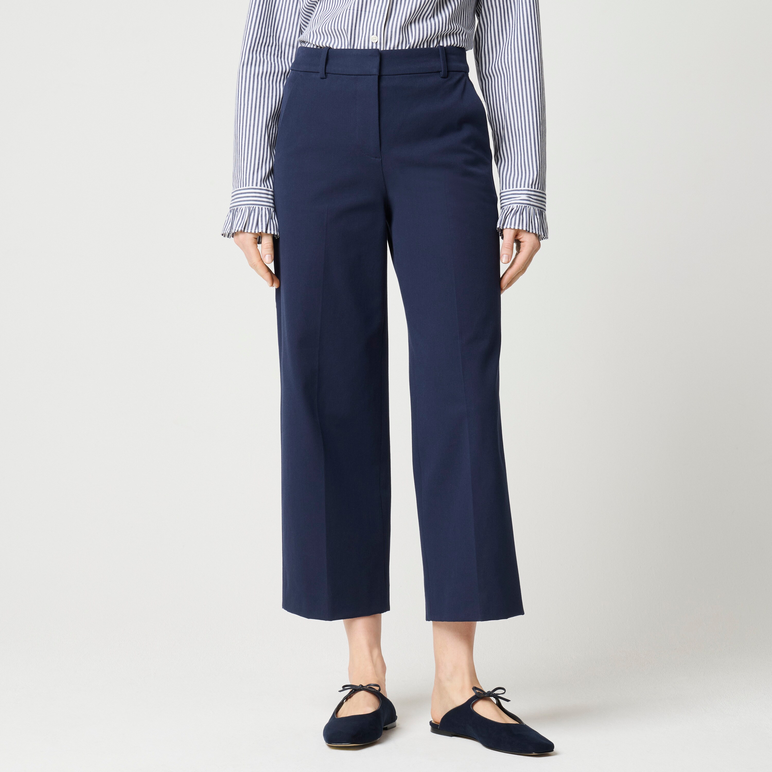 Remy wide-leg cropped pant