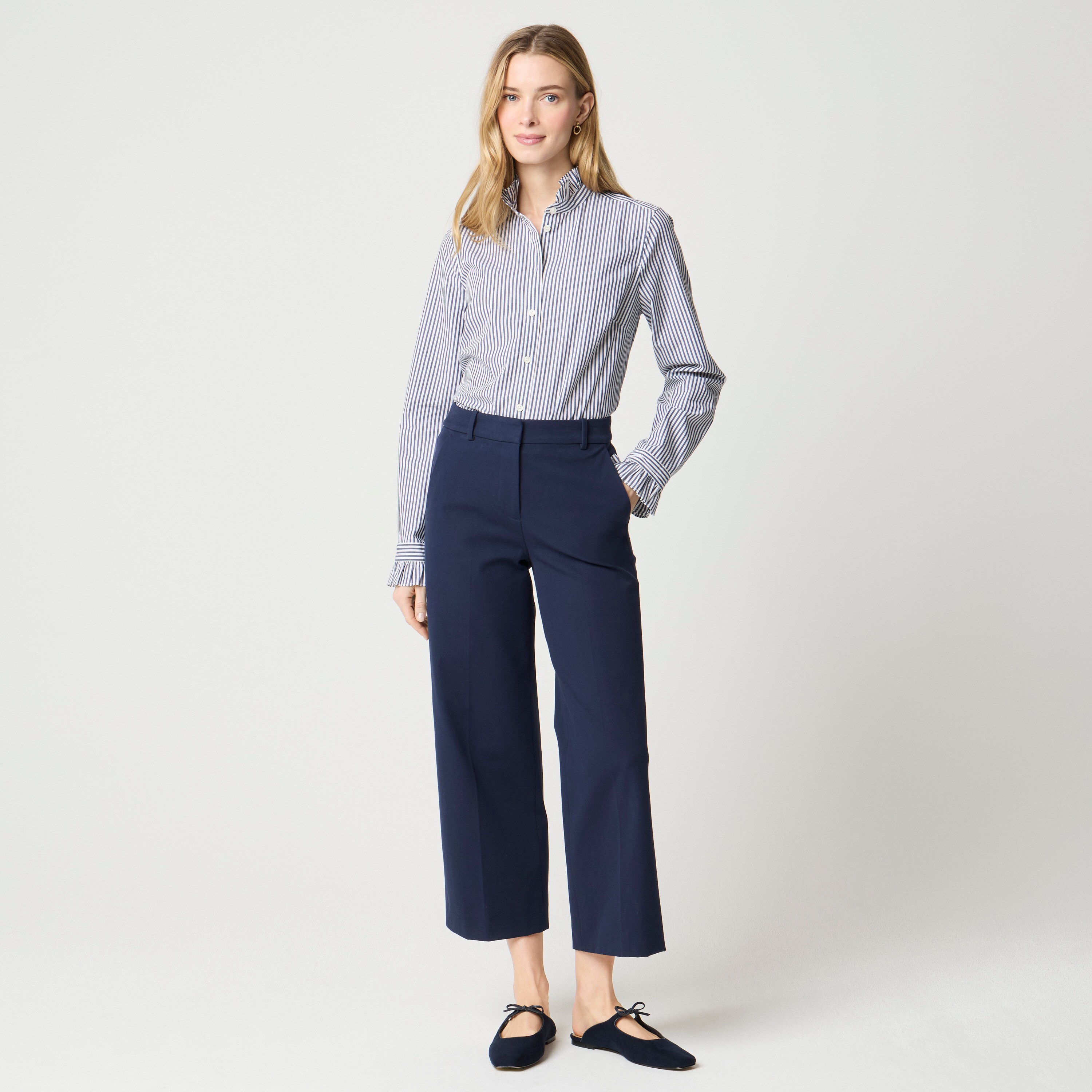 Remy Wide-leg Cropped Pant For Women | Factory