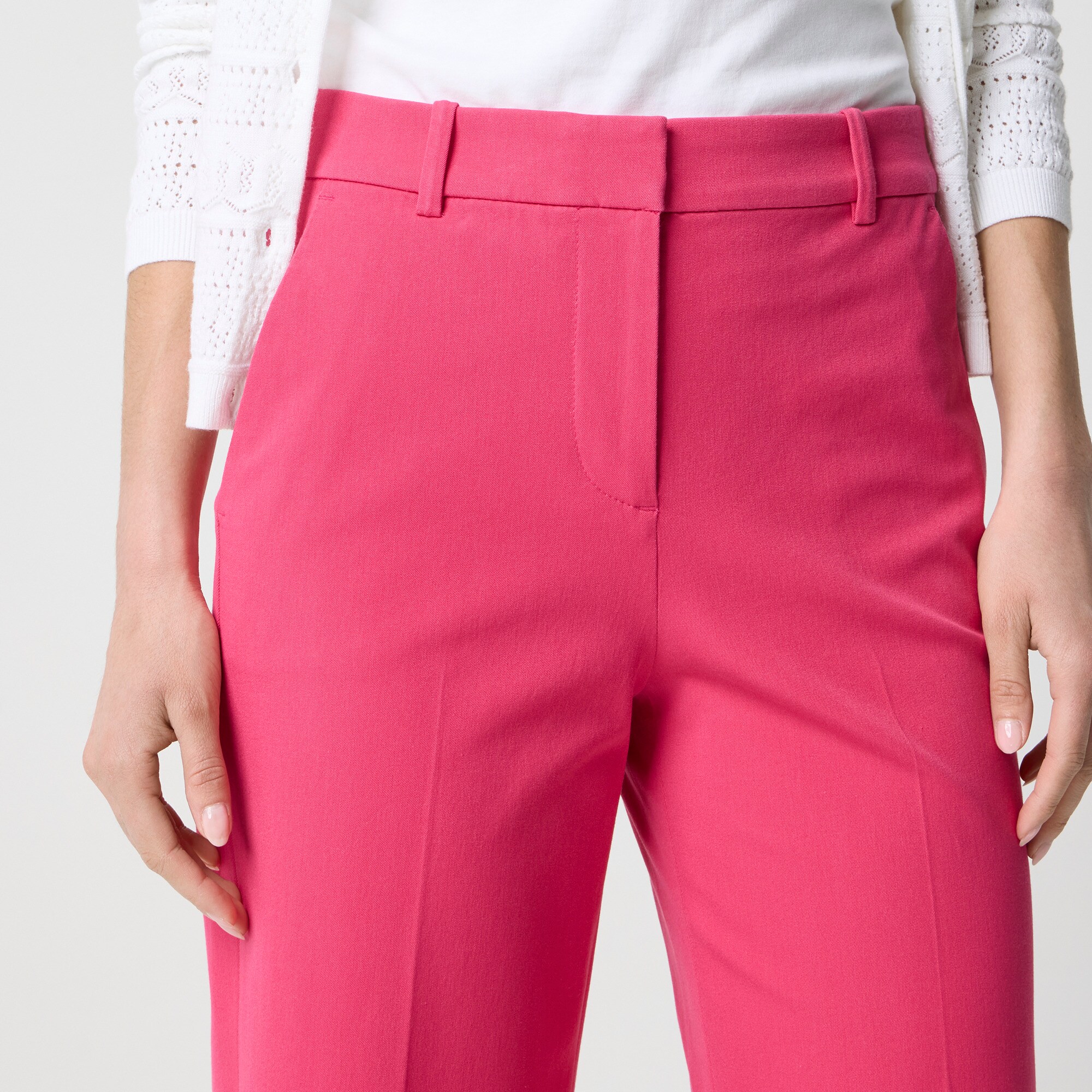 パンツ THE LATEST SS25 BELLA CROPPED PANT (W031B1T0198ABTP T0002) New Waves Gauze Elastic Waist Pants - Black Sands | Billabong