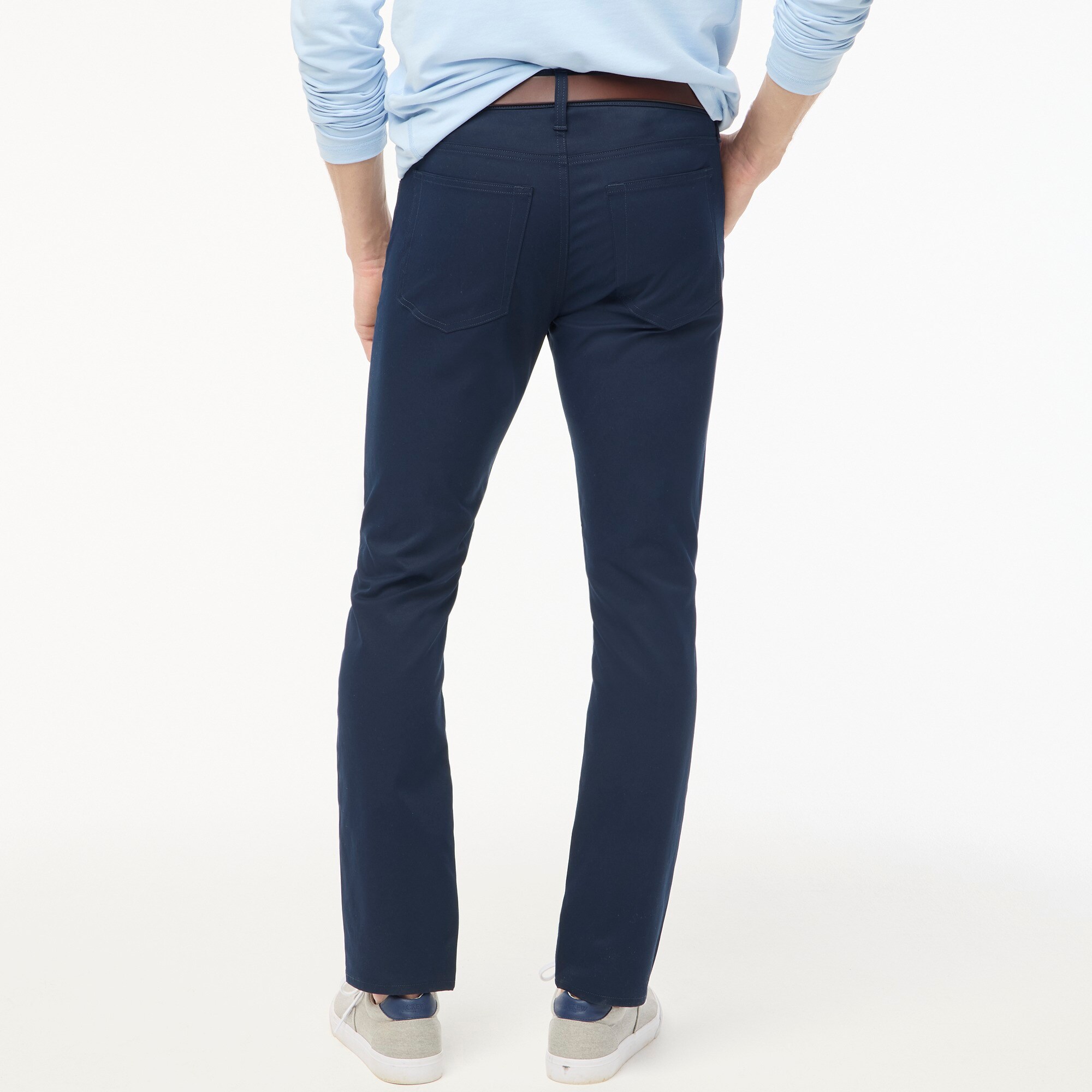 Straight-fit five-pocket tech pant