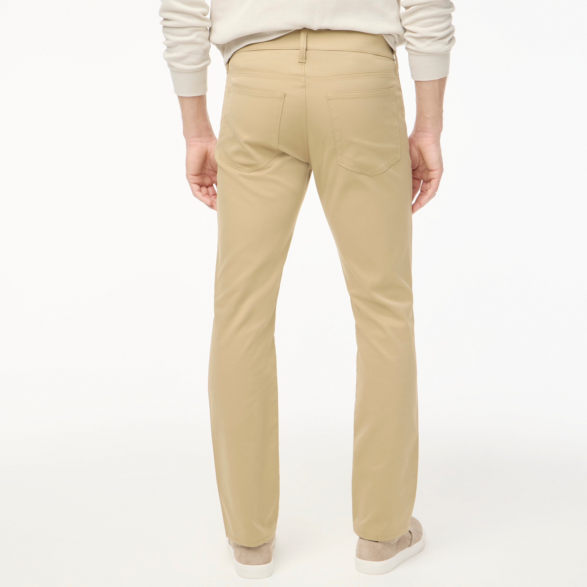 Straight-fit five-pocket tech pant
