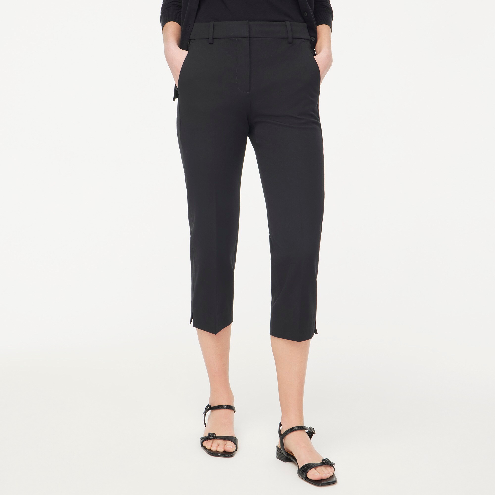 factory: slim straight-leg capri pant for women