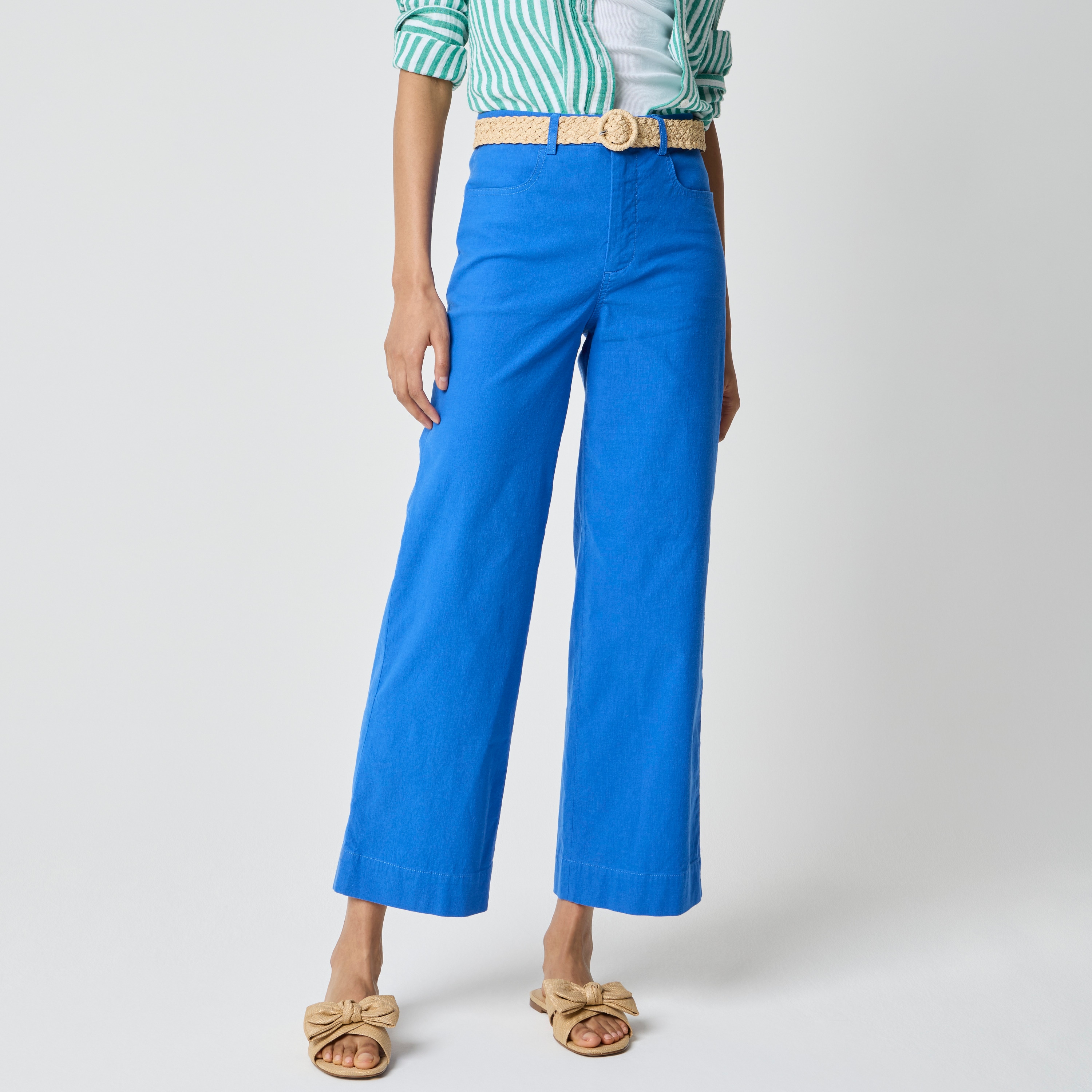 Ella Wide-leg Cropped Pant For Women | Factory