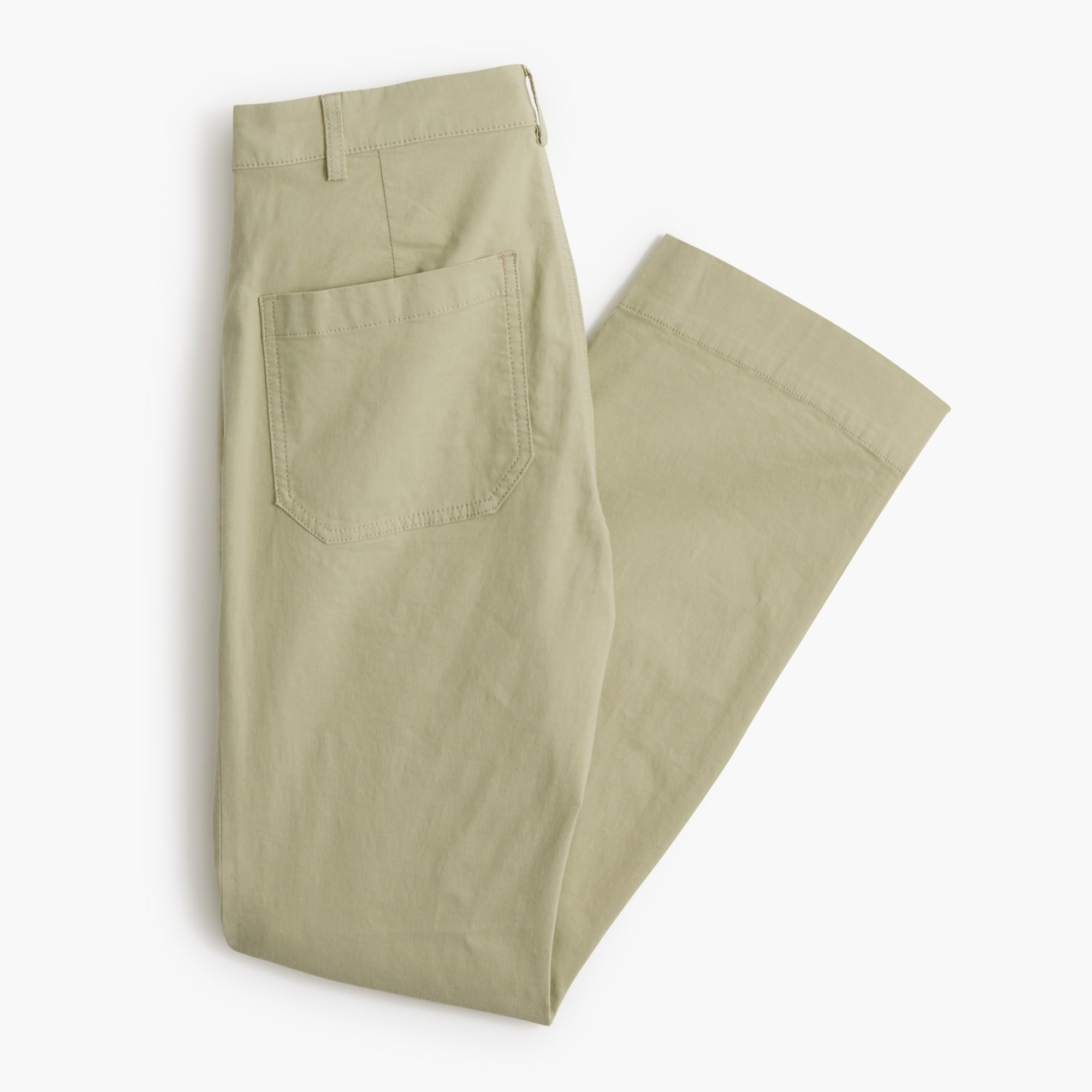 High-rise wide-leg cropped pant