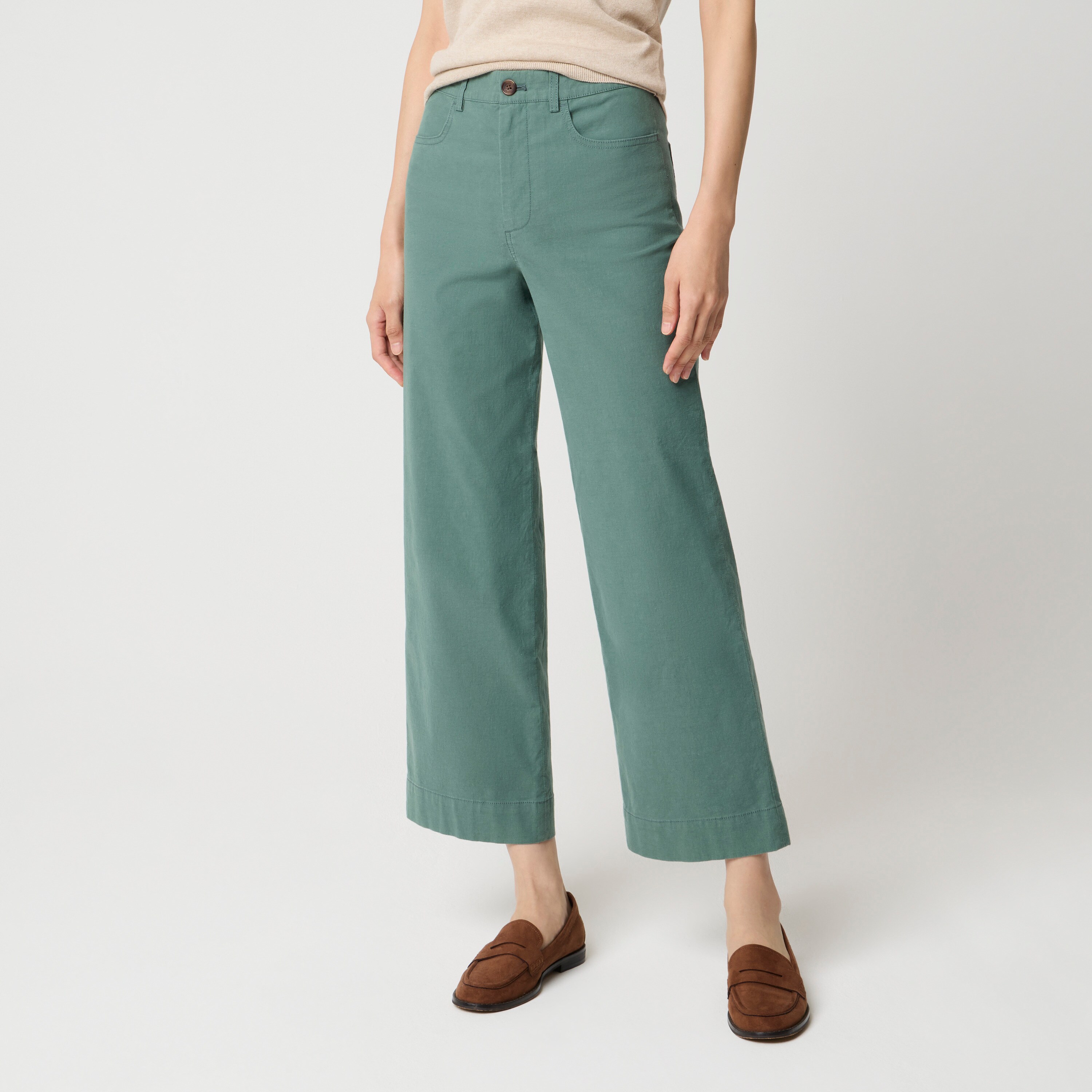パンツ ella selectshop airflow wide pants Ella Wide-leg Cropped Pant For Women | Factory