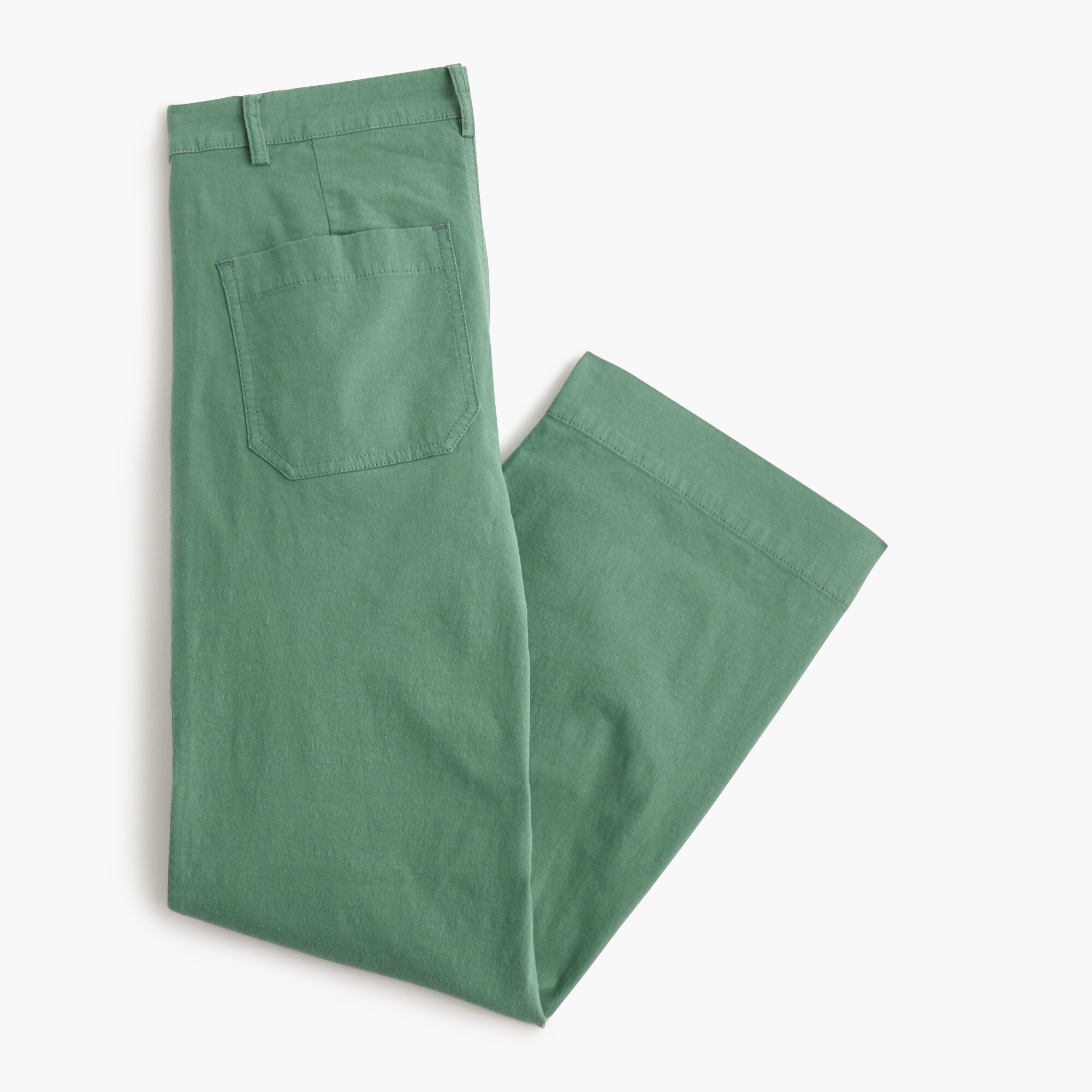 Ella high-rise wide-leg cropped pant