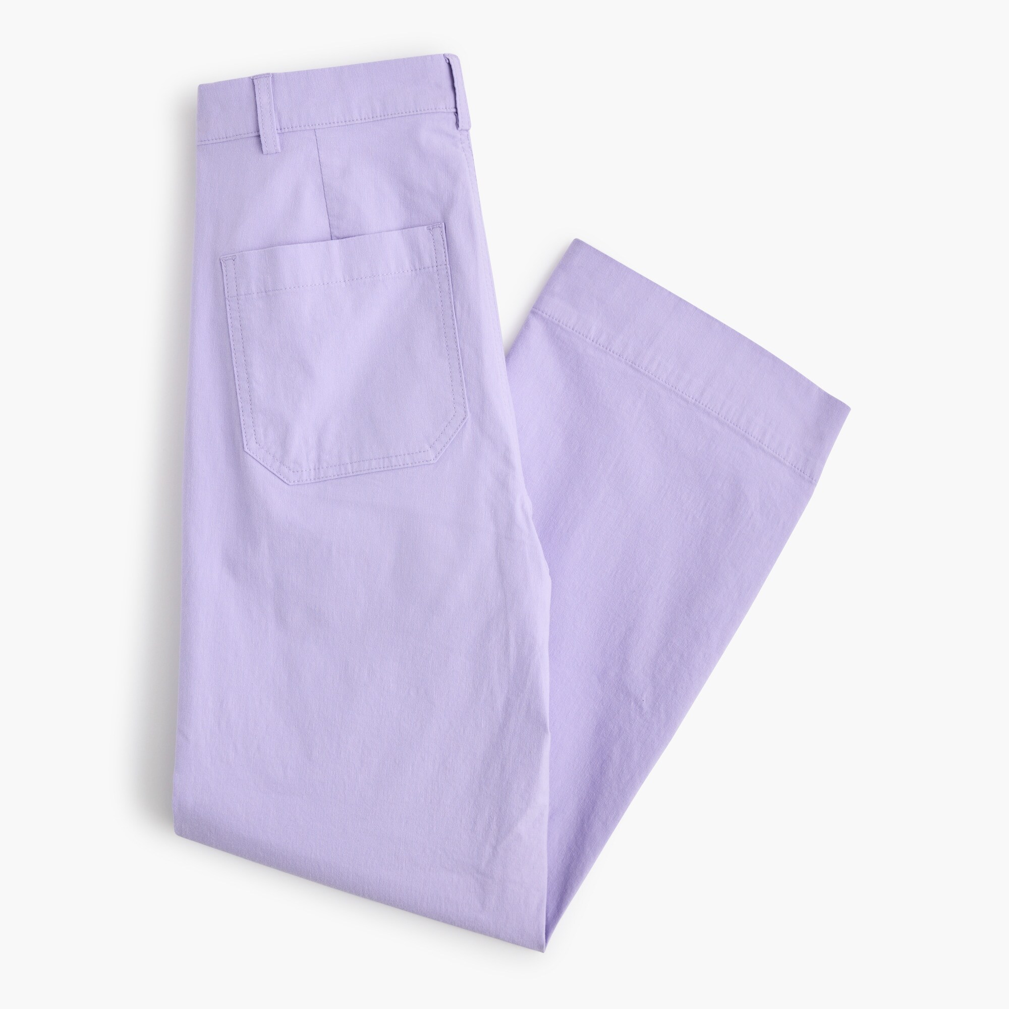 Ella high-rise wide-leg cropped pant