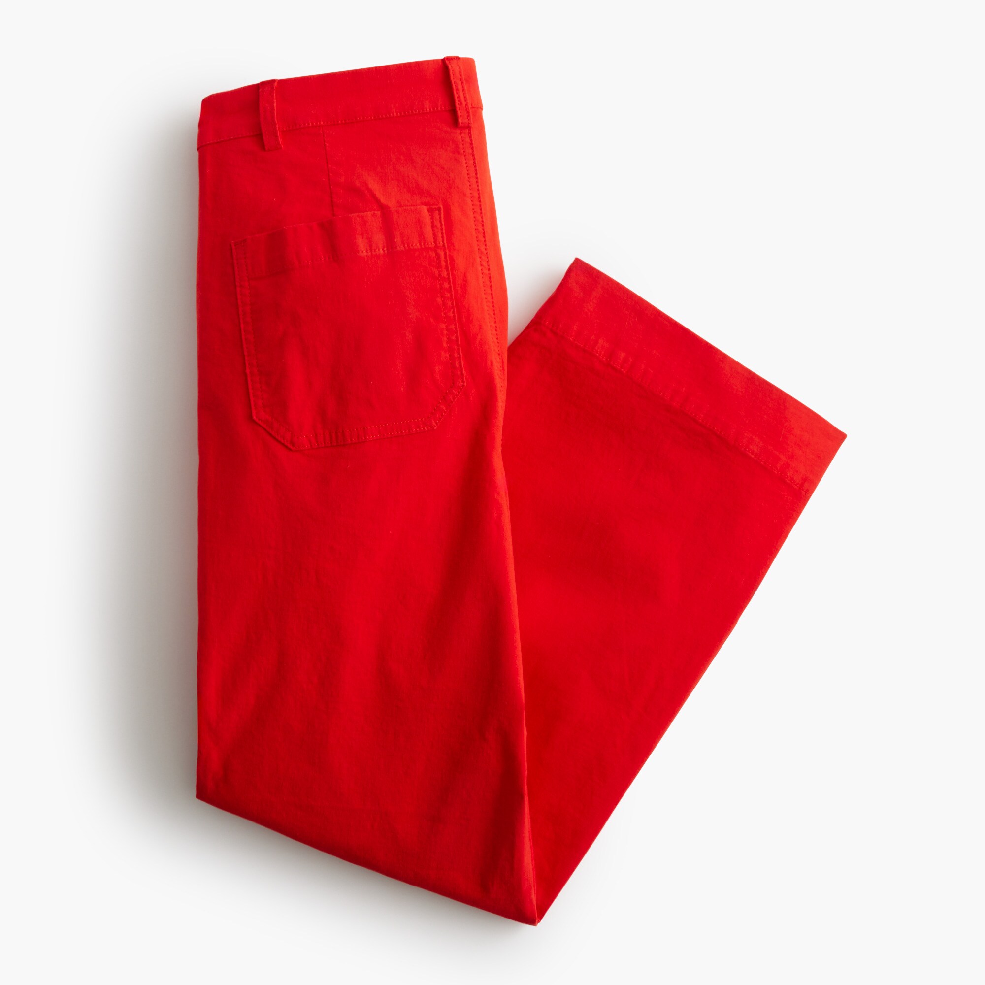 Ella high-rise wide-leg cropped pant