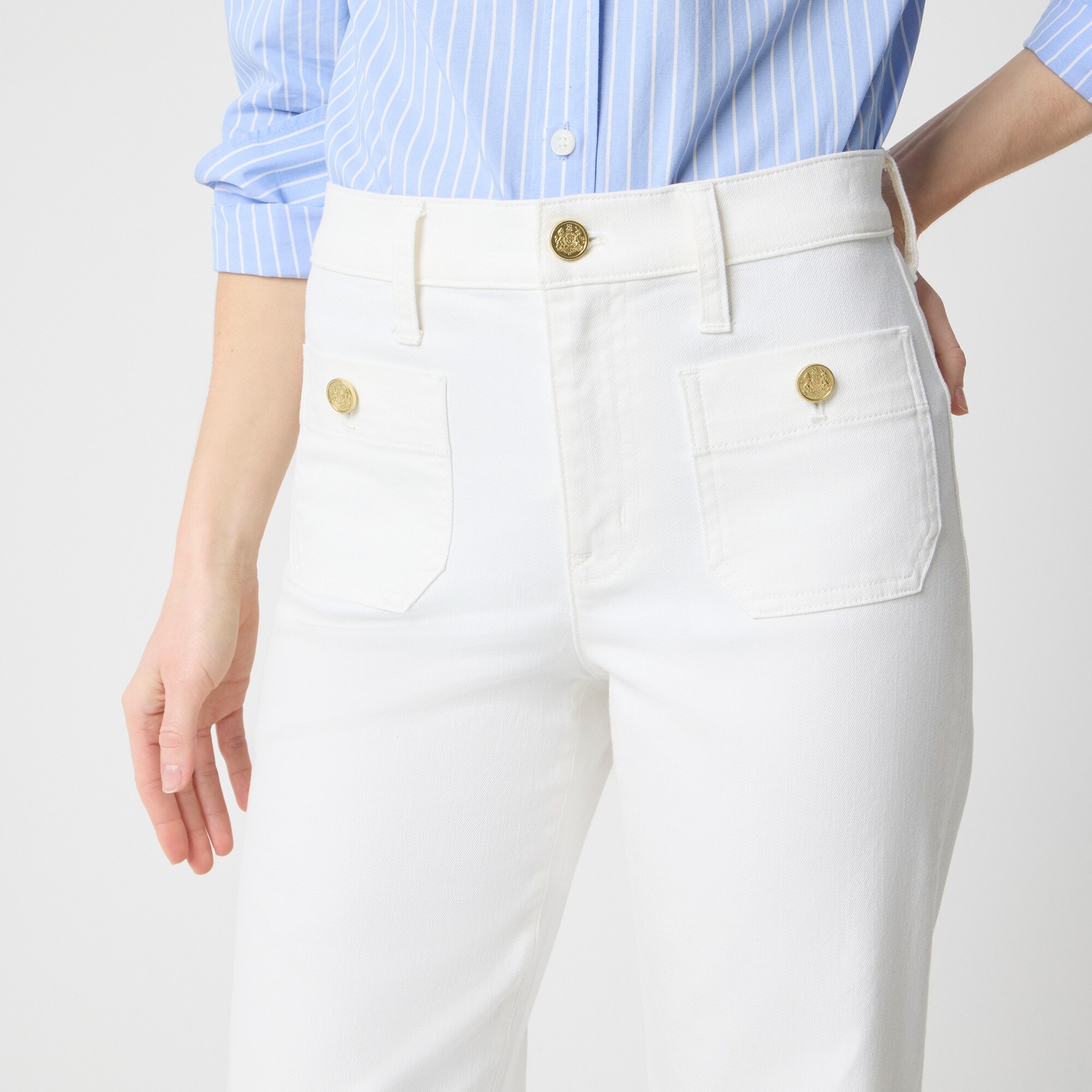Slim wide-leg Sailor jean in all-day stretch
