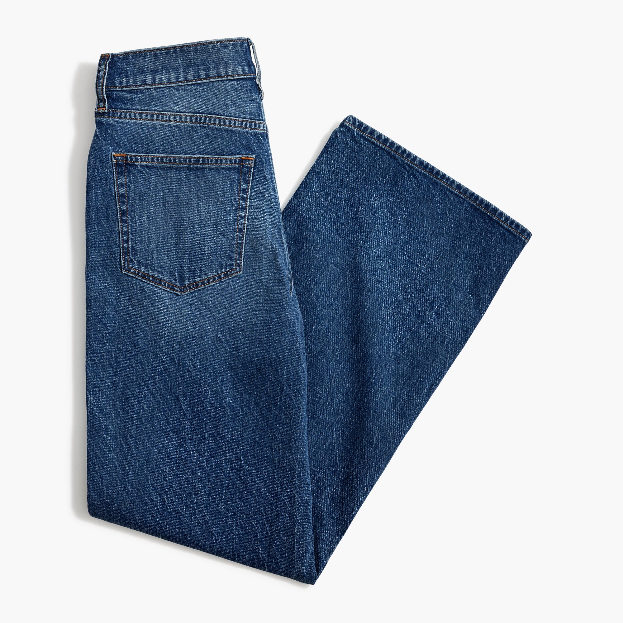 Wide-leg cropped jean in all-day stretch