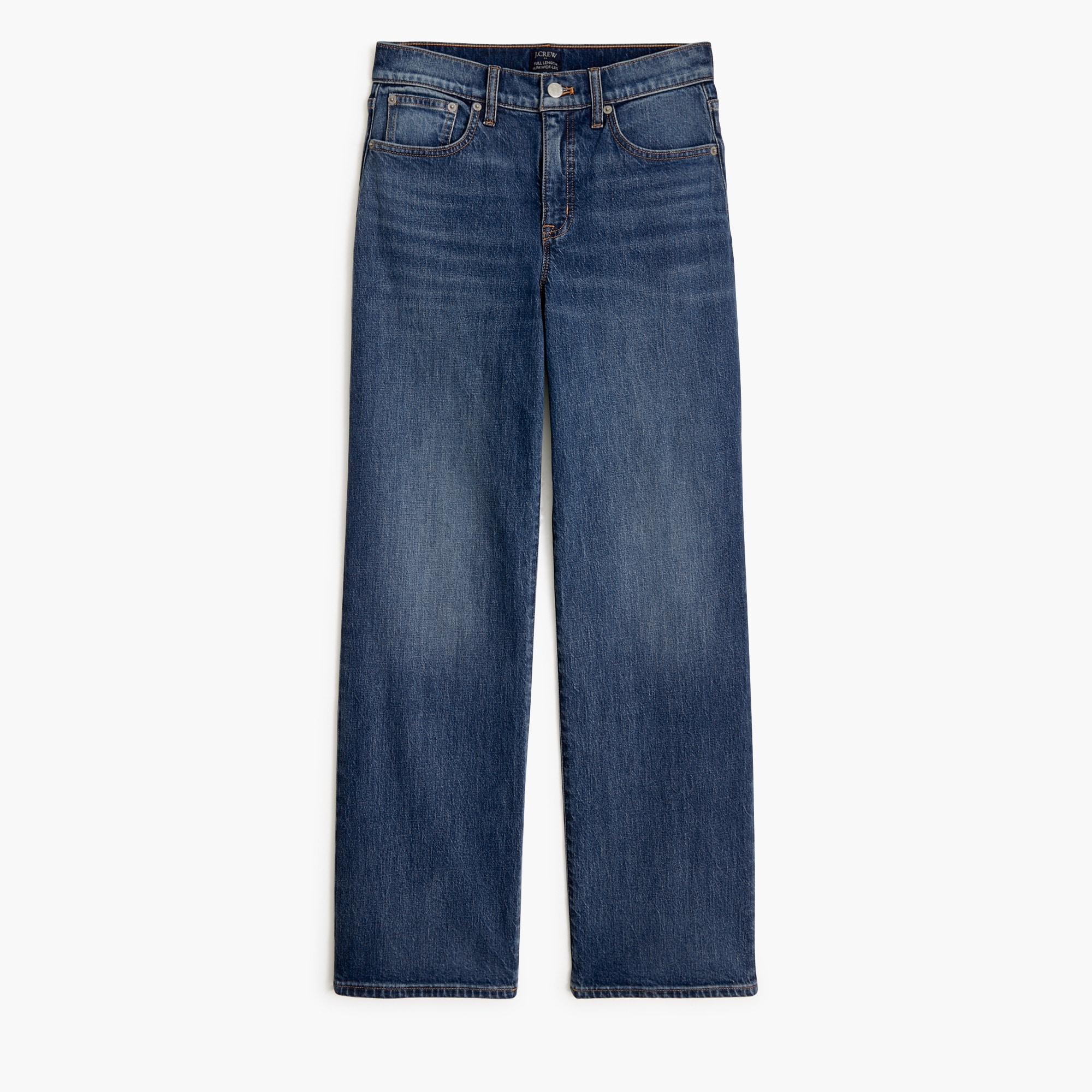 Slim wide-leg jean in all-day stretch
