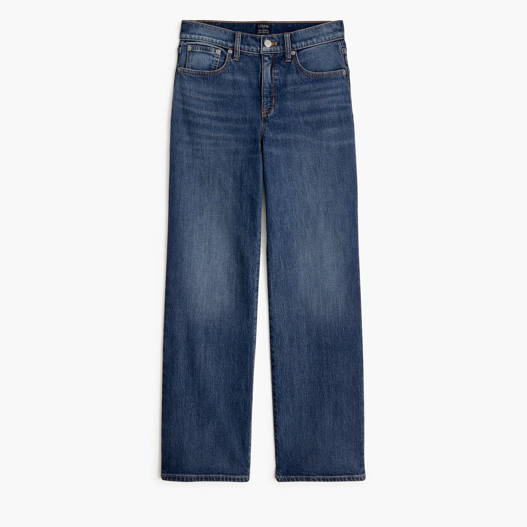 Slim wide-leg jean in all-day stretch