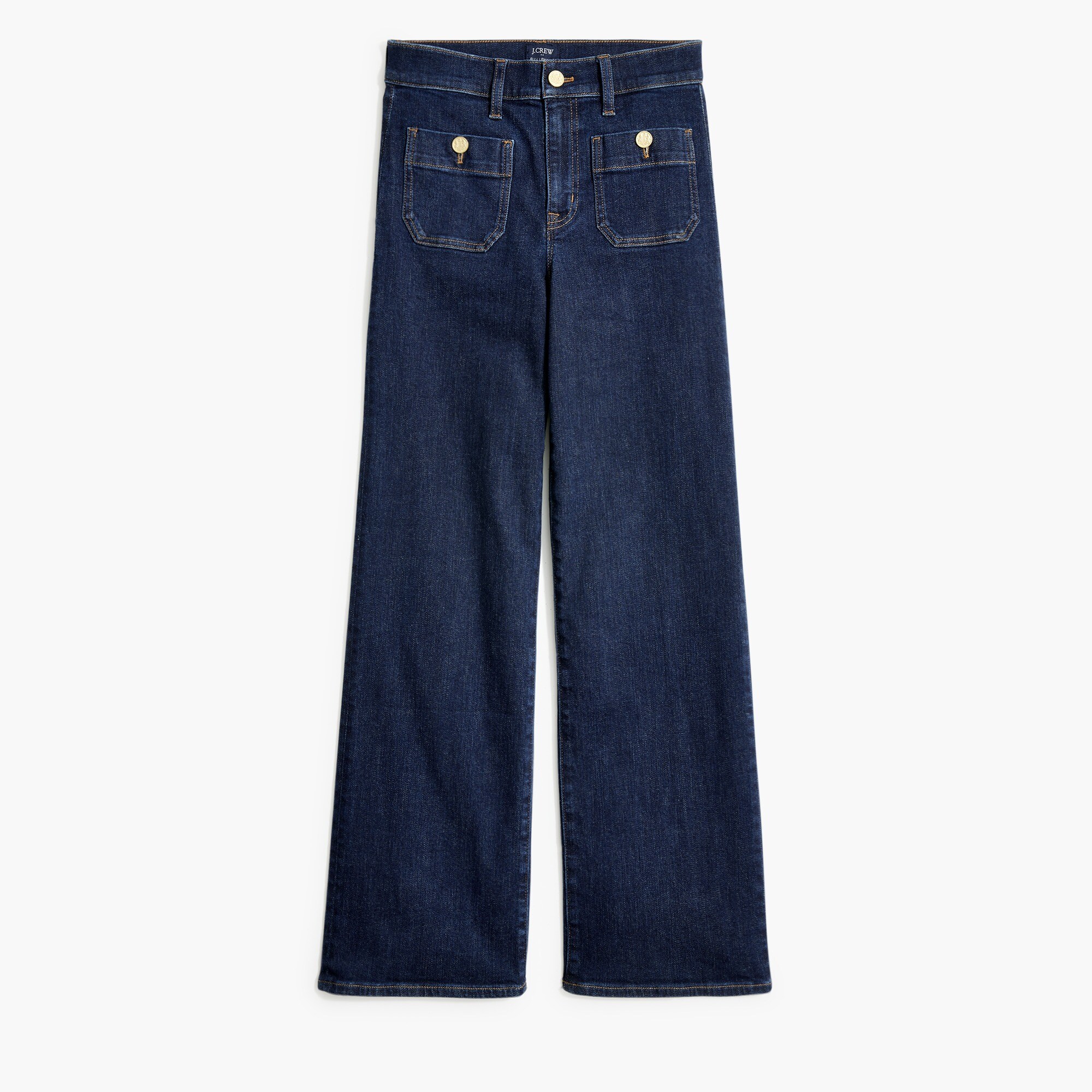 Slim wide-leg sailor jean in all-day stretch