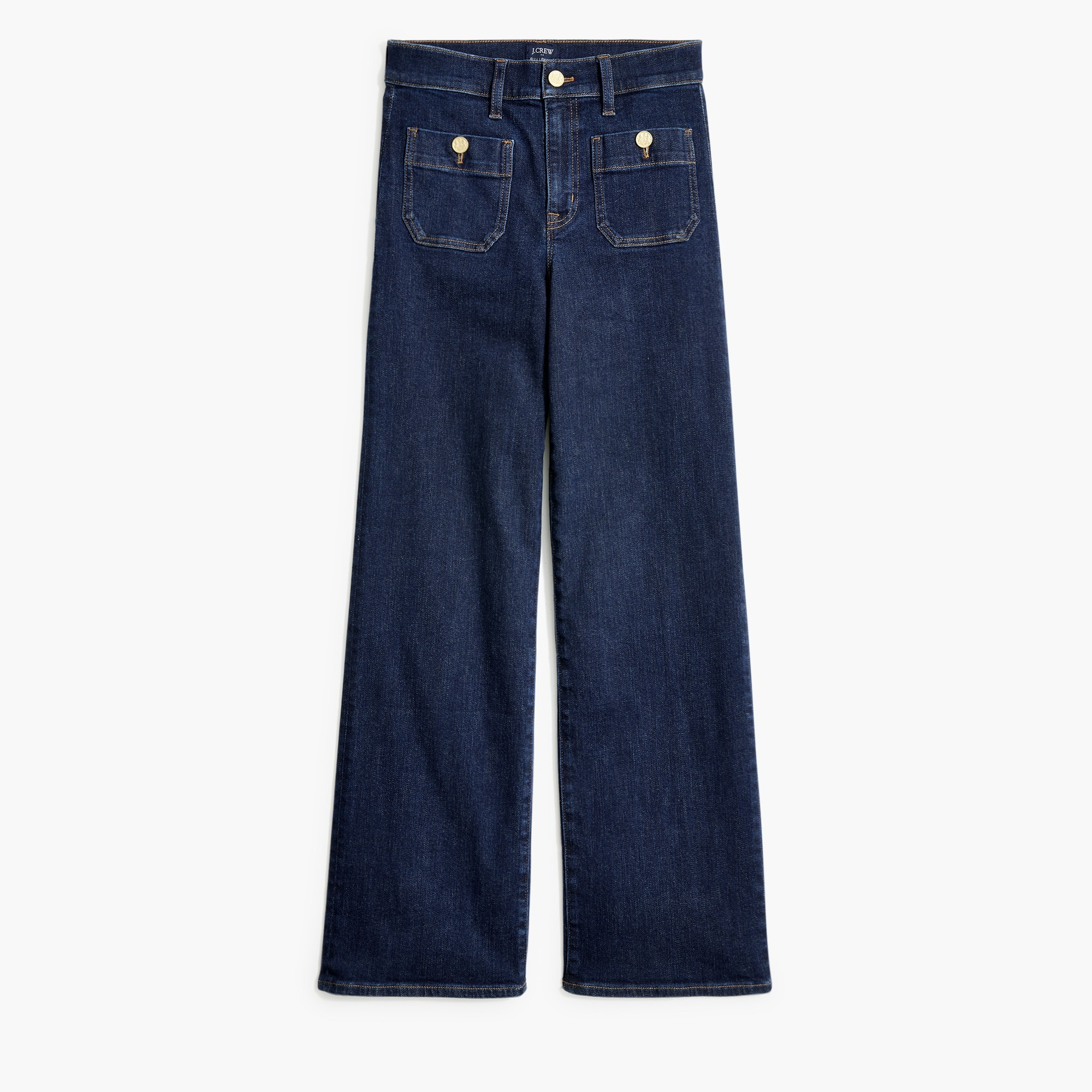 Slim wide-leg sailor jean in all-day stretch