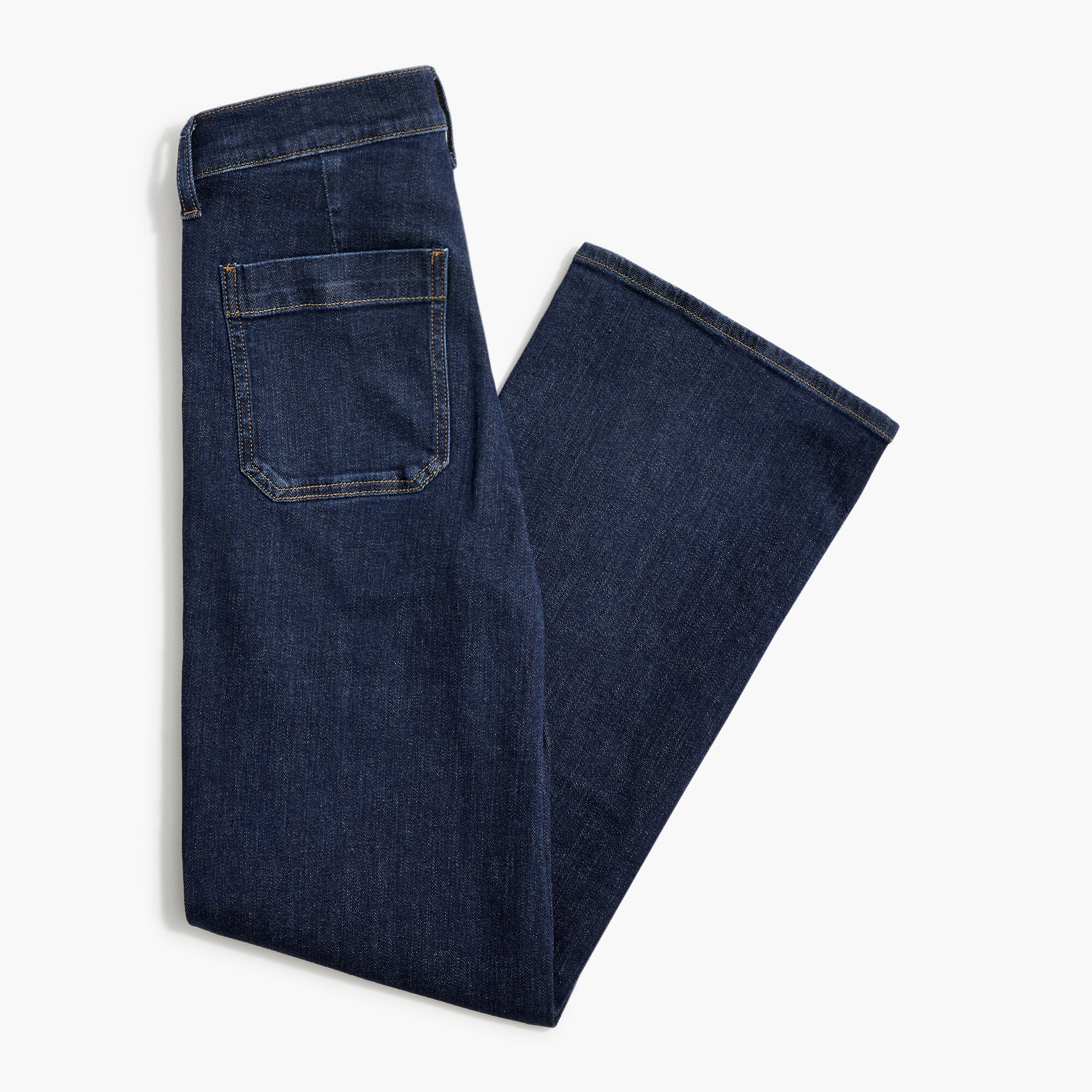 Slim wide-leg sailor jean in all-day stretch