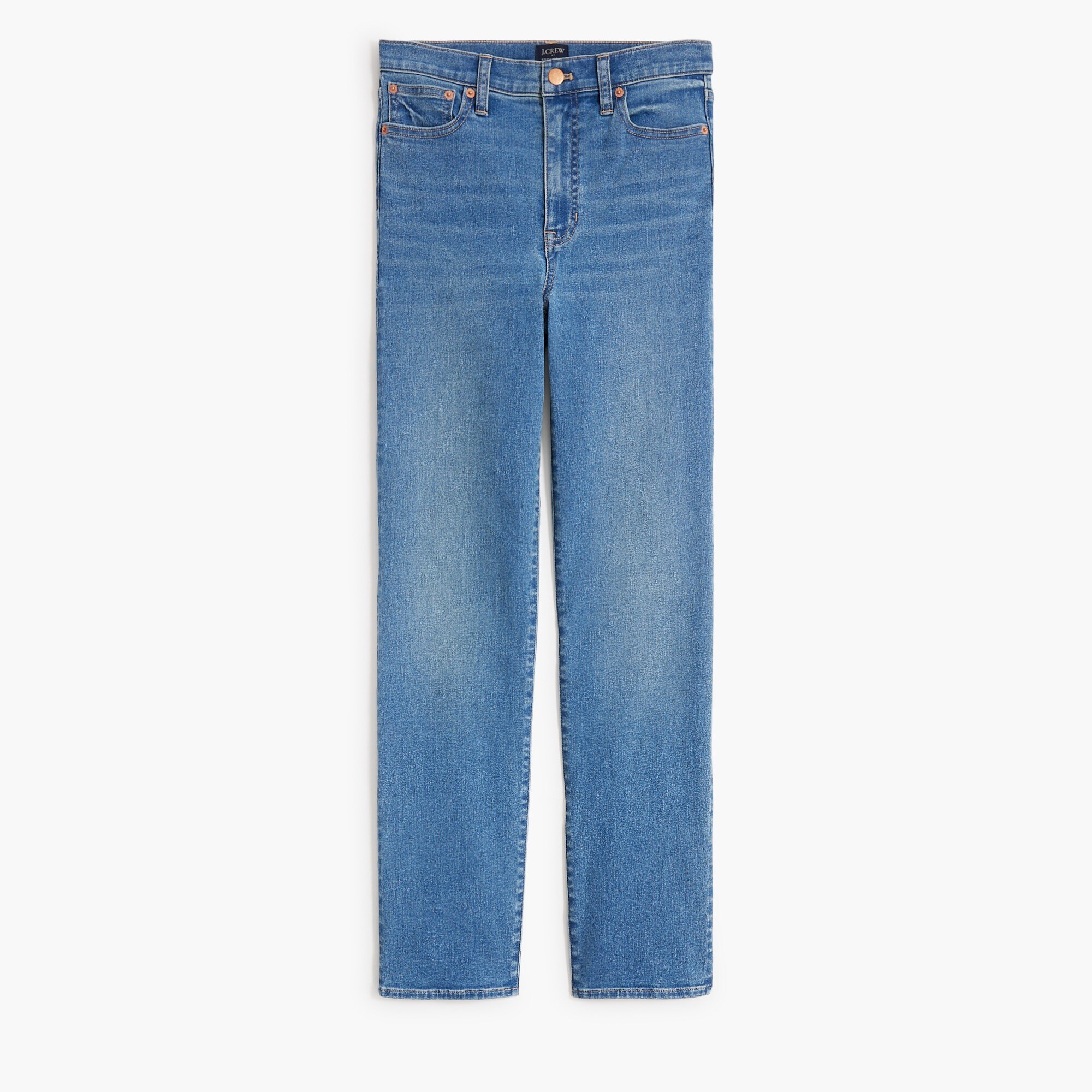 high-rise stovepipe jean in signature stretch+ for women