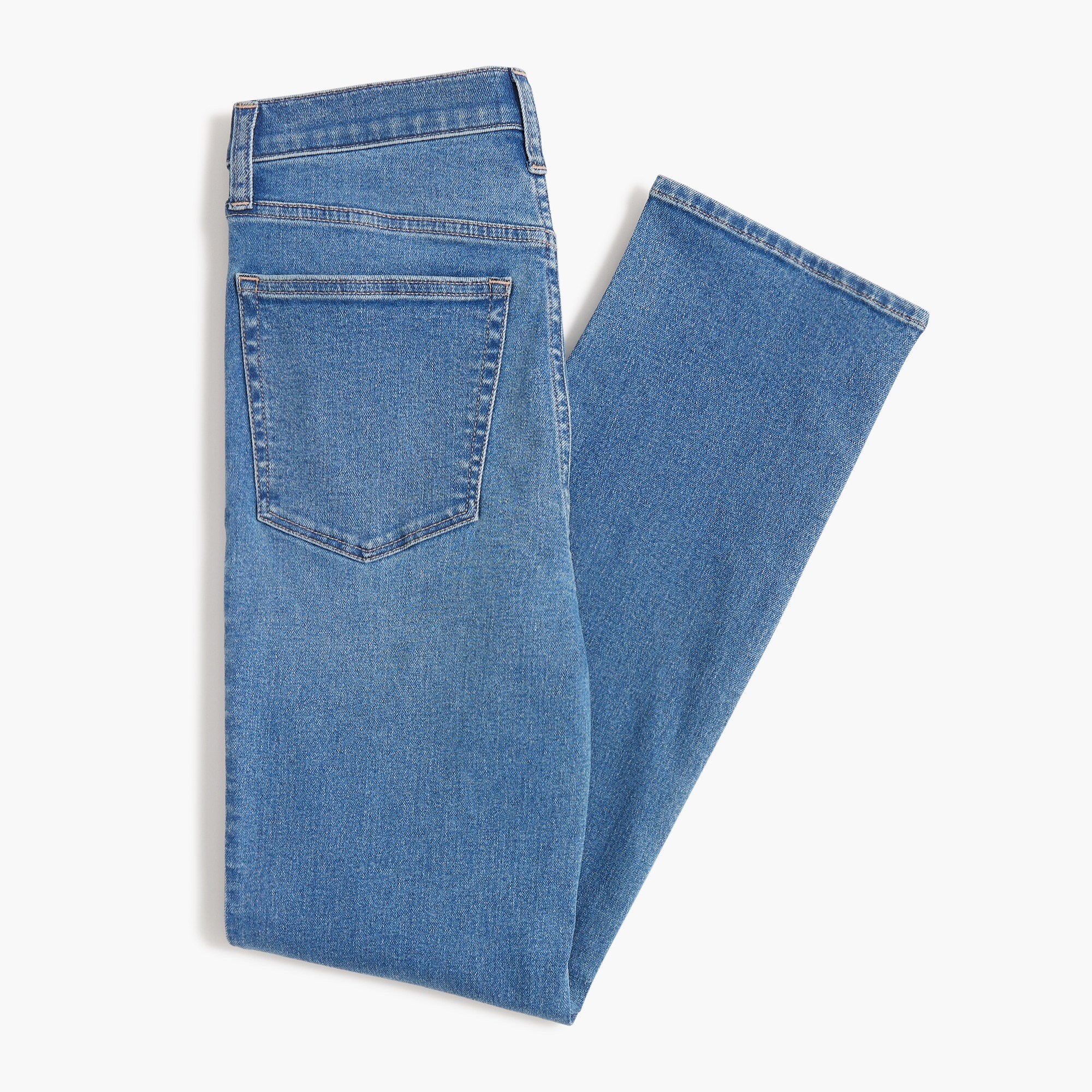 High-rise stovepipe jean in signature stretch+