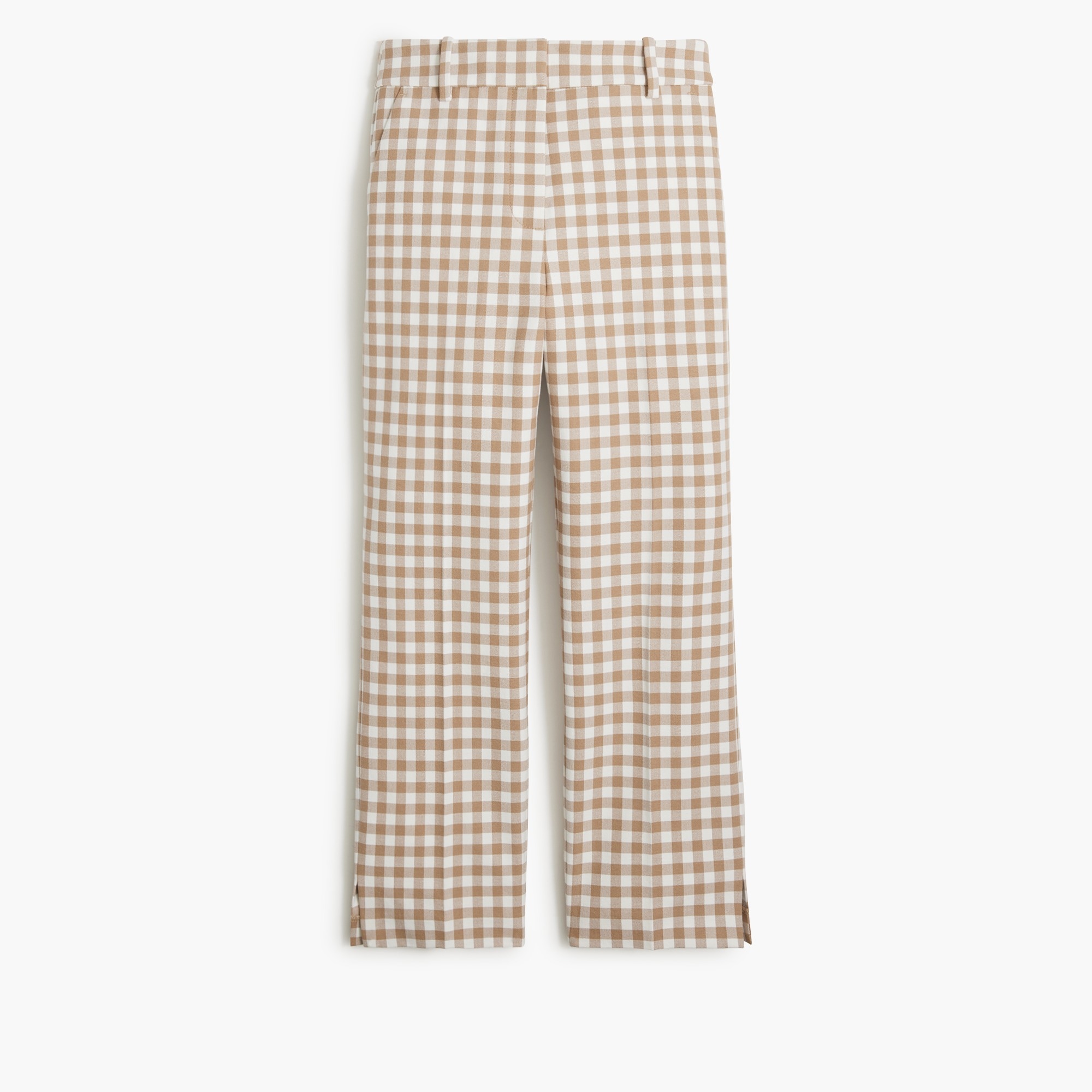 Slim straight-leg capri pant