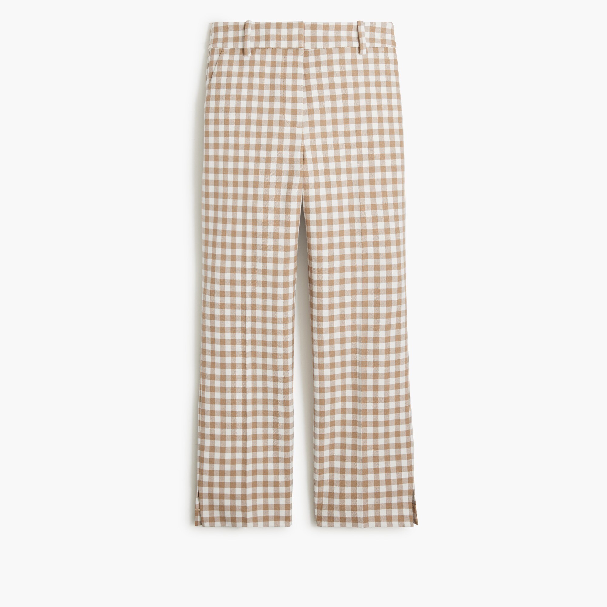 Slim straight-leg capri pant