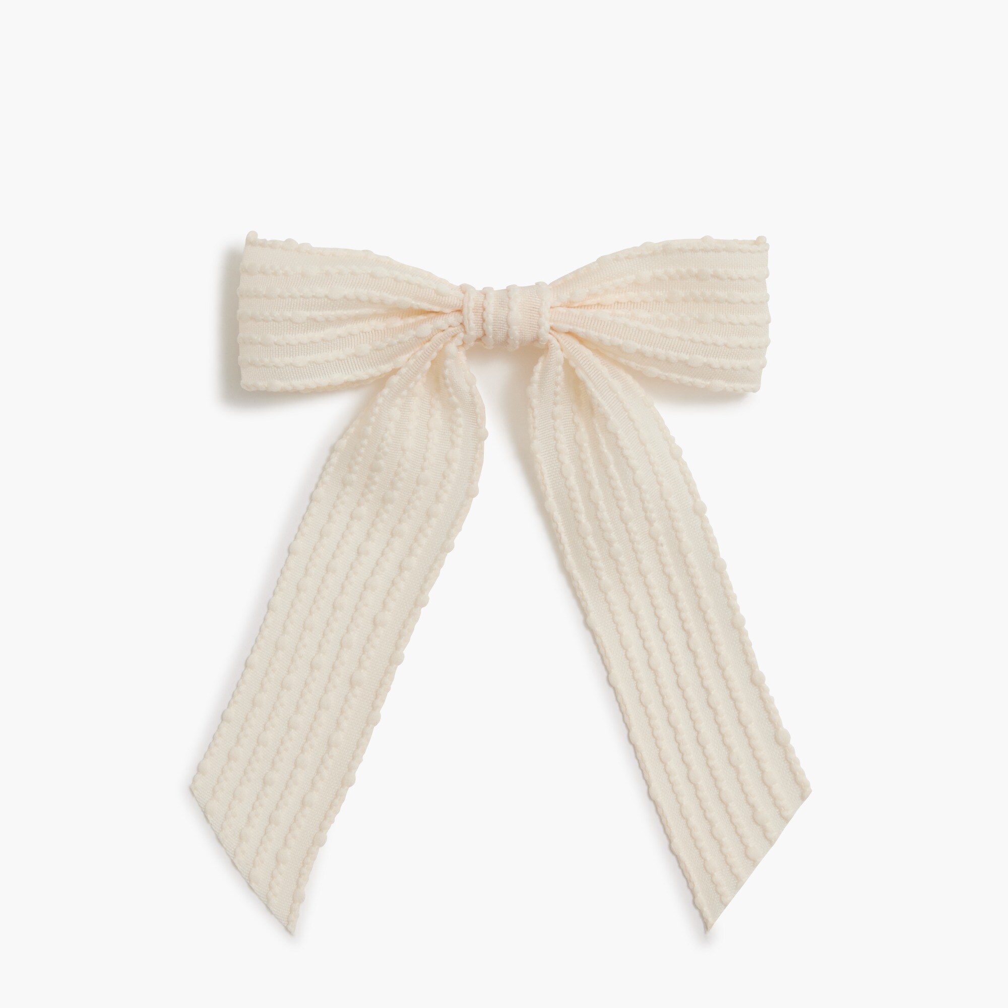 womens Textured bow barrette