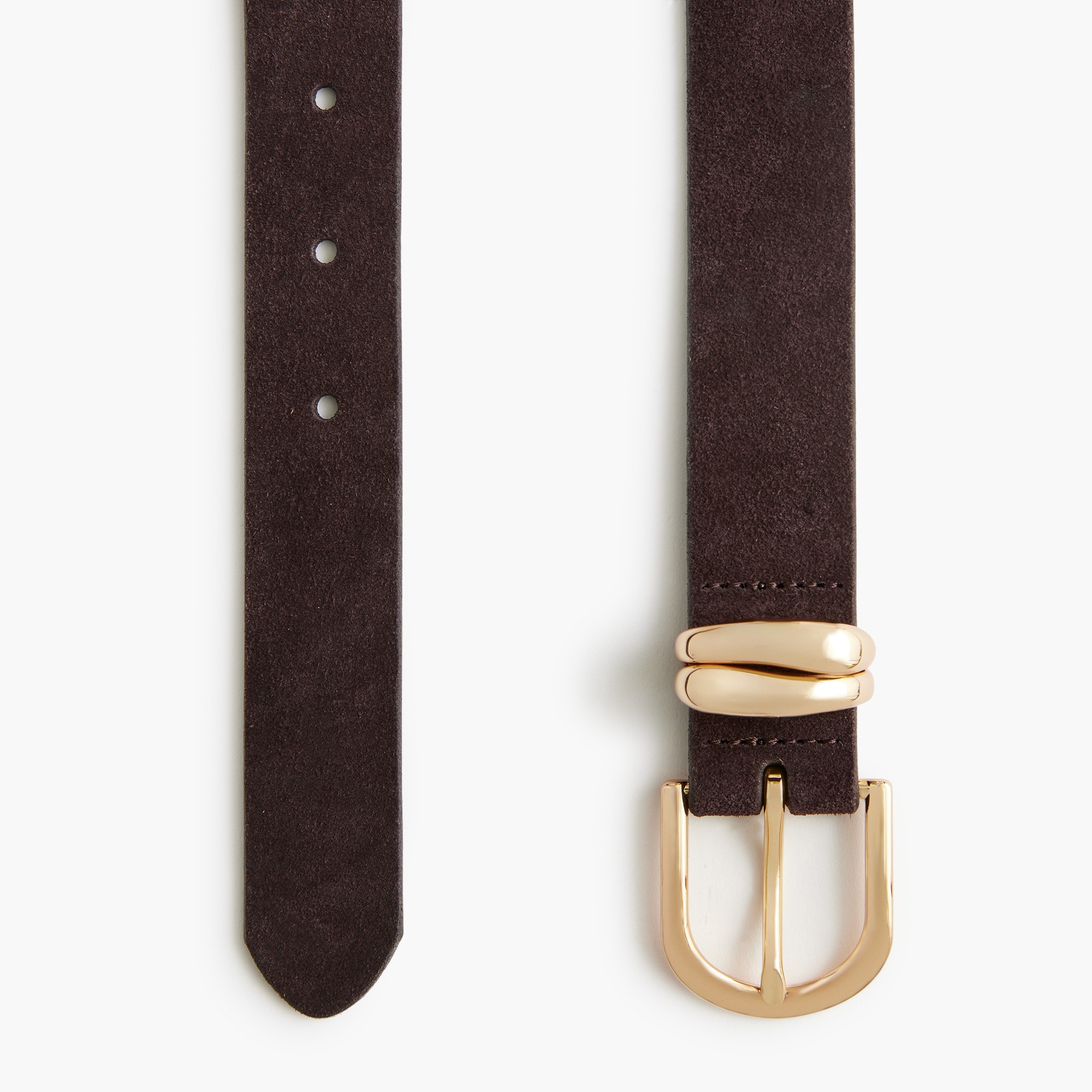 Double-keeper suede belt - image 2