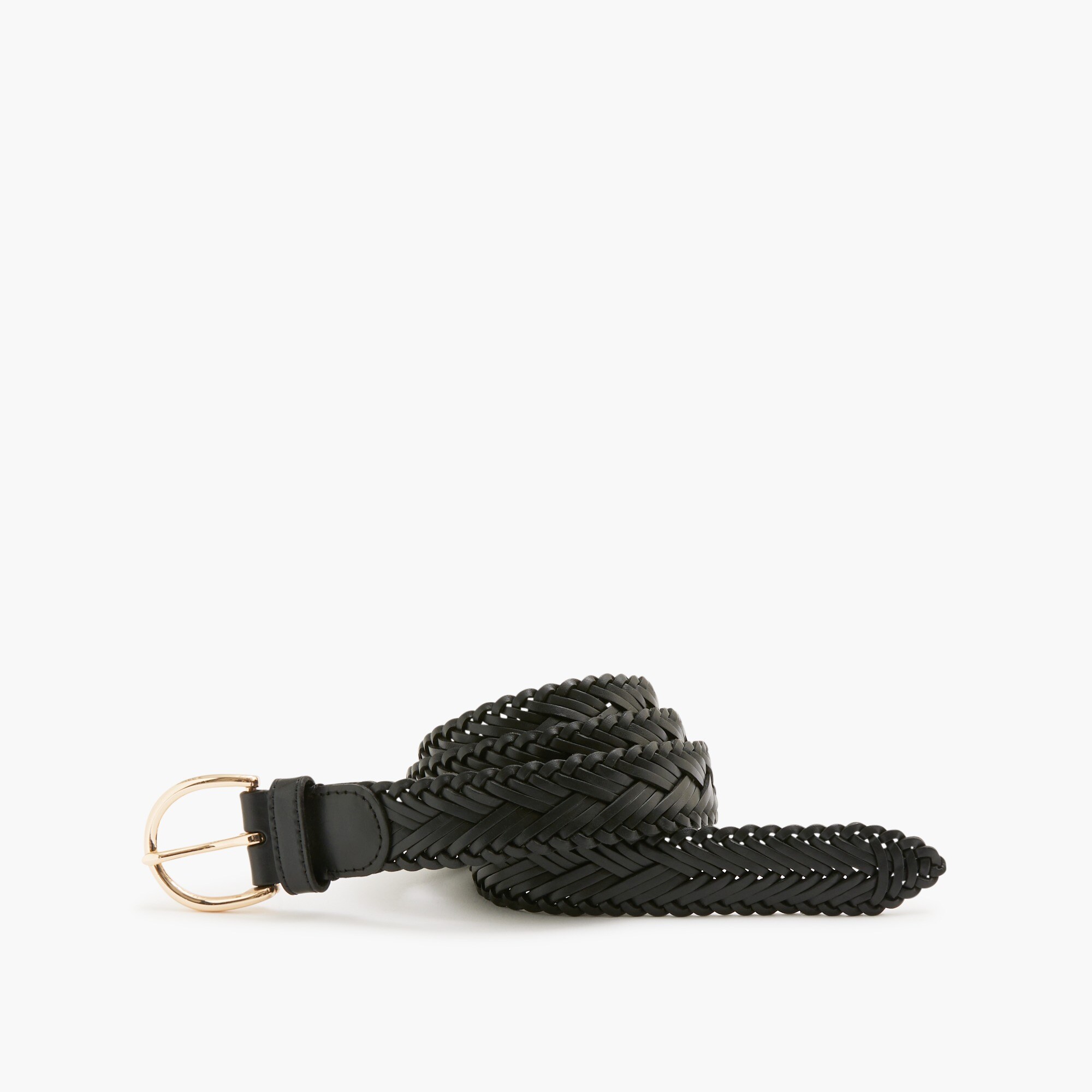 womens Woven leather belt