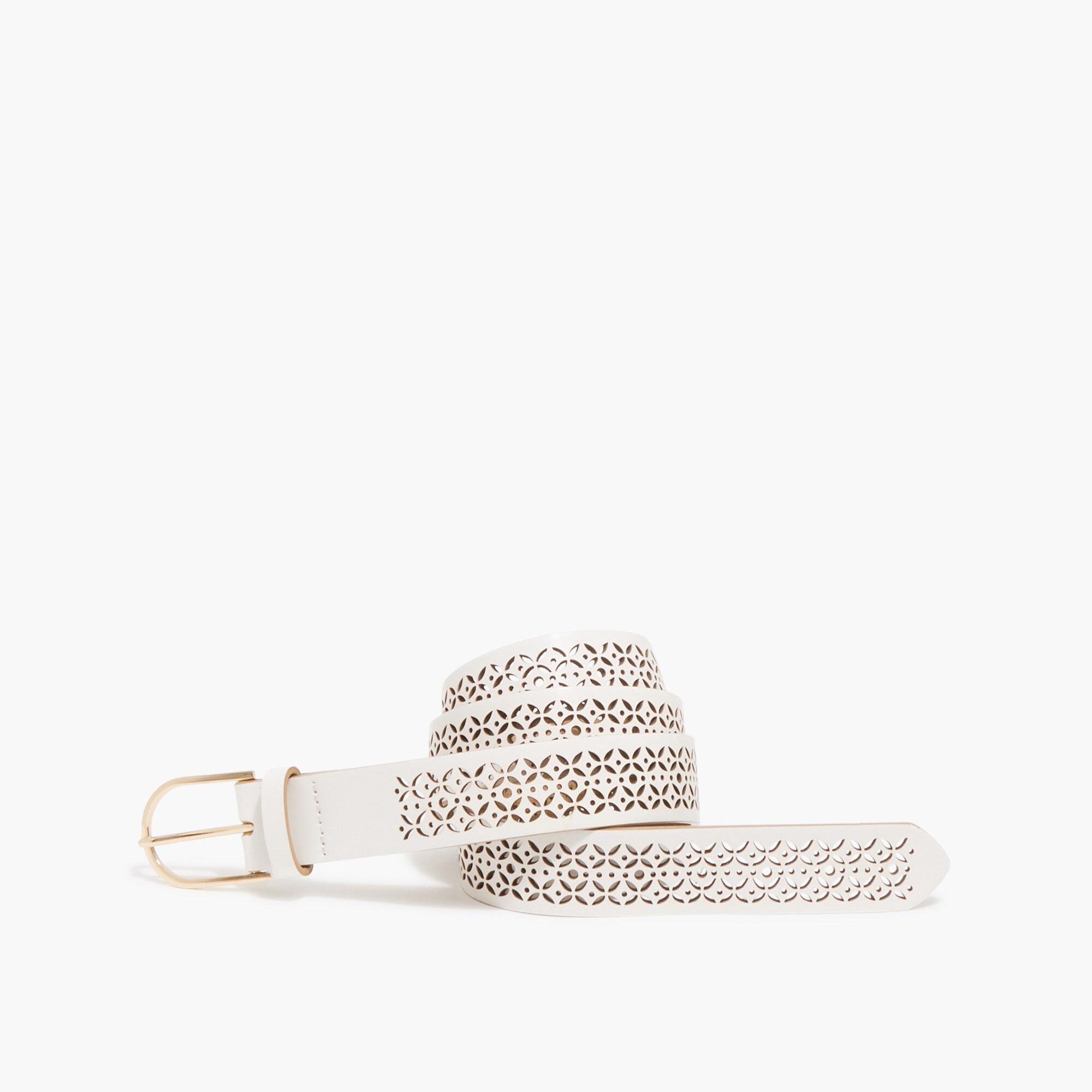 perforated belt for women