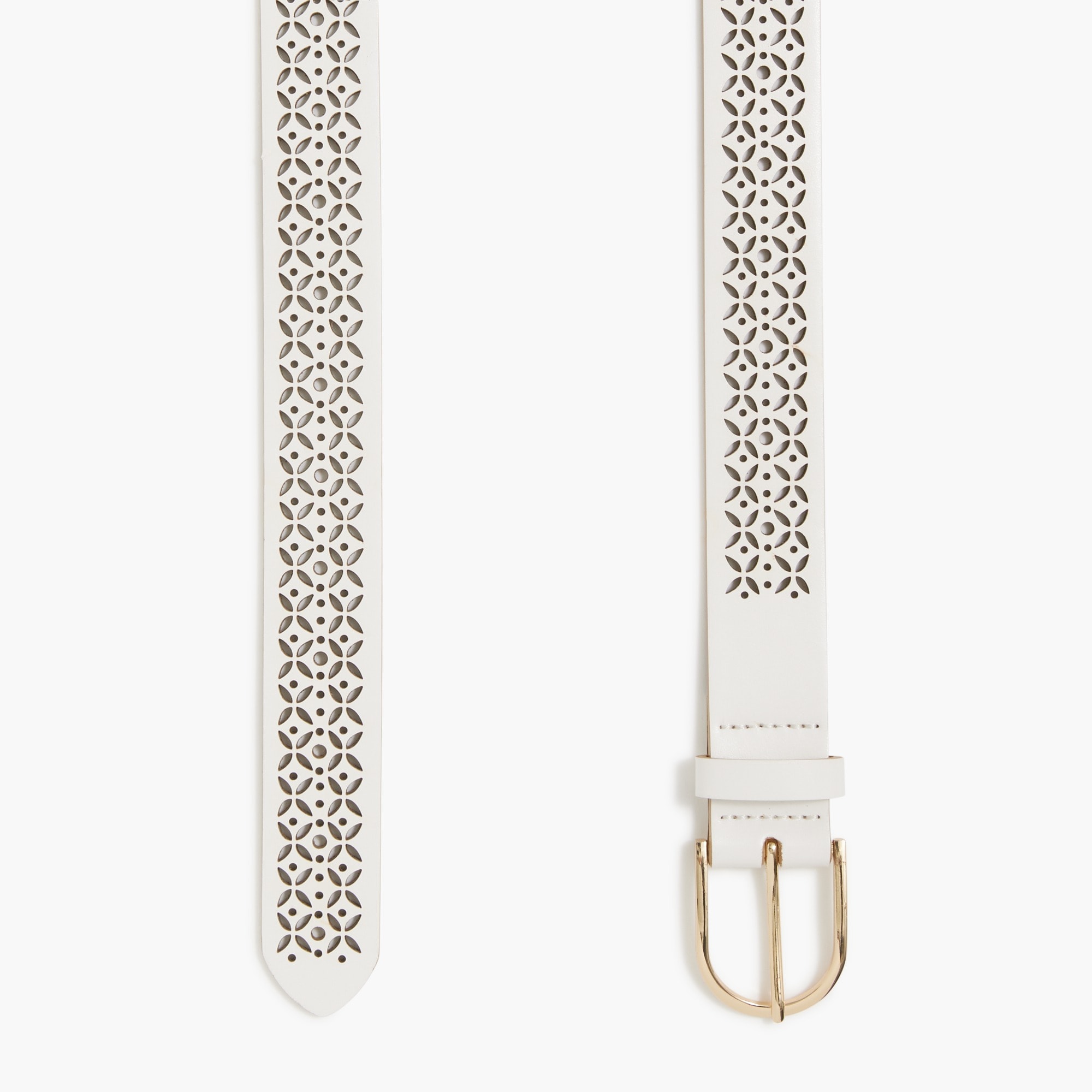 Perforated belt