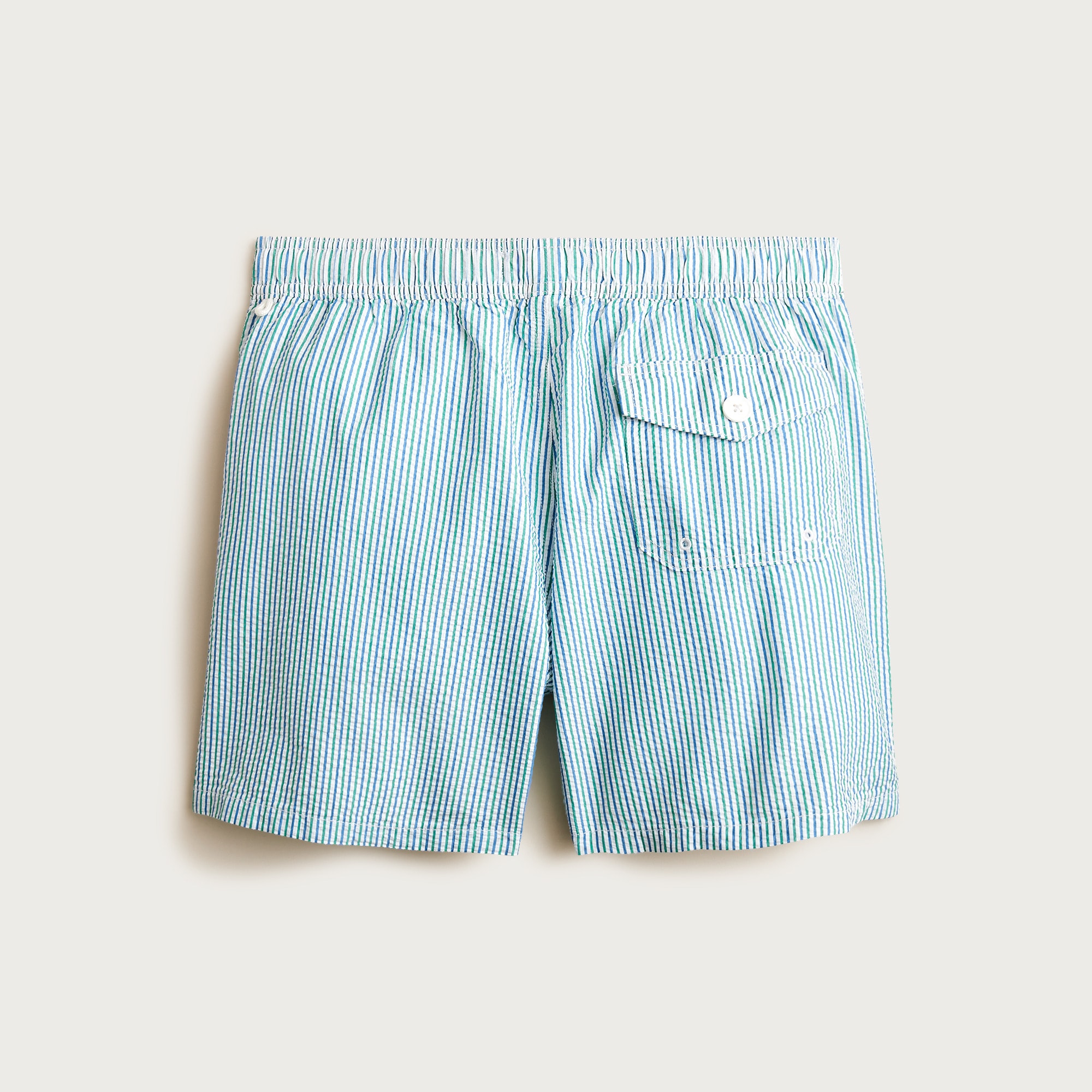 6'' swim trunk in seersucker