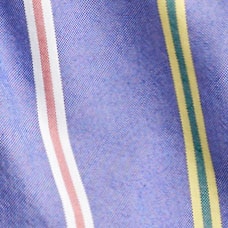 6&quot; swim trunk in cotton-nylon blend oxford REGGIE BLUE MULTI