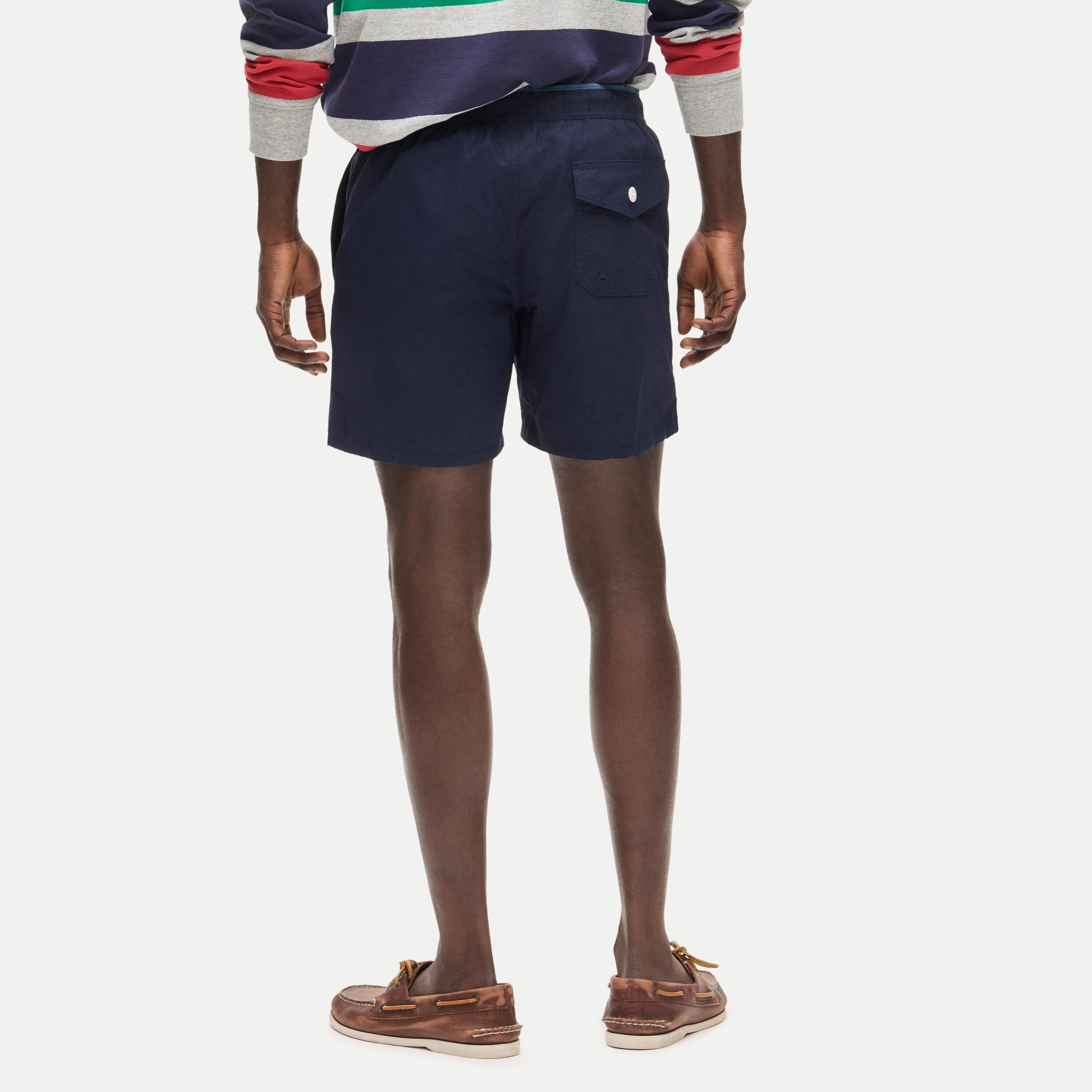 Y's ワイズ TWILL LONG POCKET ONE-PIECE 1 6'' Stretch Swim Trunk With ECONYL® Nylon For Men | J.Crew