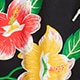 6&quot; stretch swim trunk in print with ECONYL&reg; nylon HAWAIIAN FLOWER BLACK M