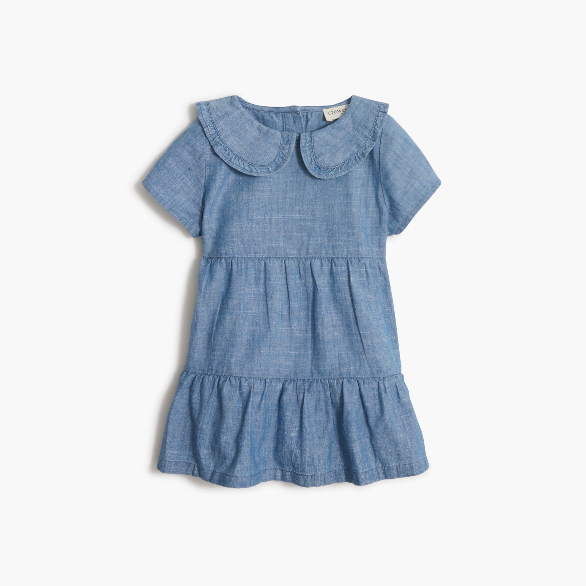 Baby & toddler girls' chambray collared shirtdress
