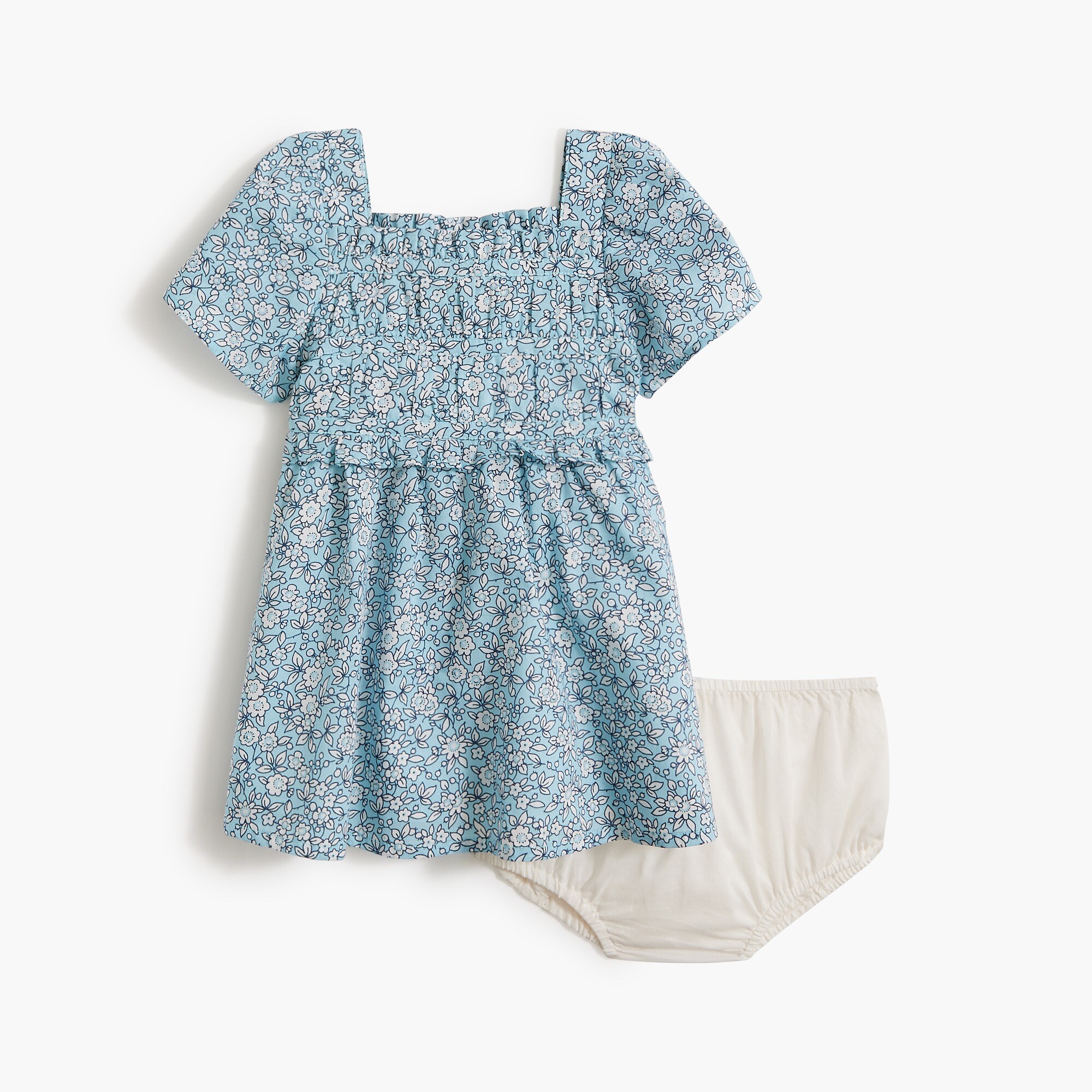Baby & toddler girls' floral smocked dress