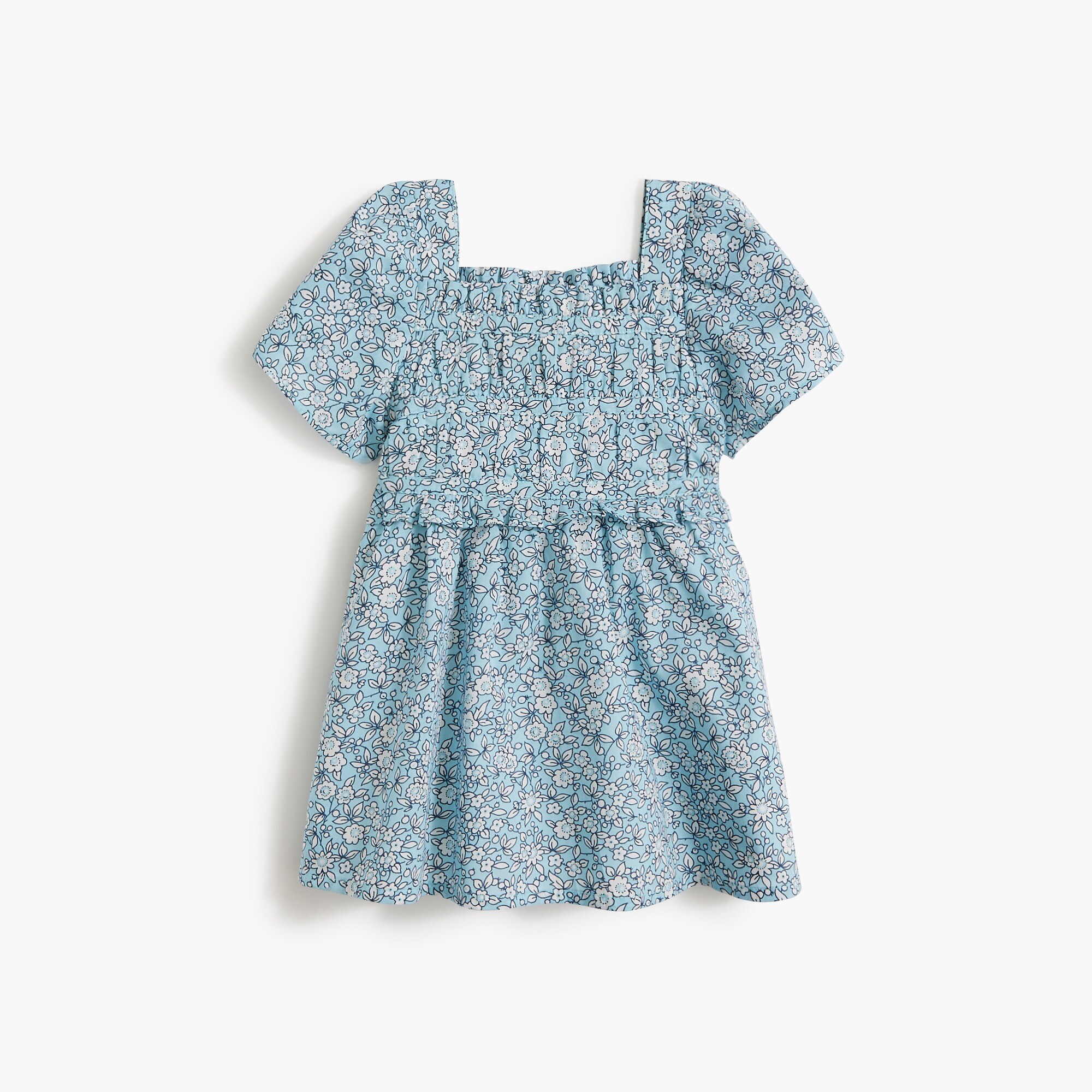 Baby & toddler girls' floral smocked dress