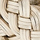 Braided metallic Italian leather belt WHITE GOLD