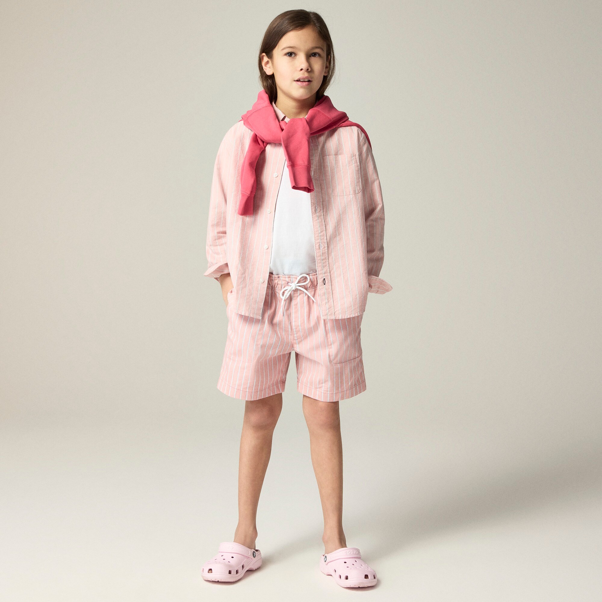 Kids' oxford shirt in stripe