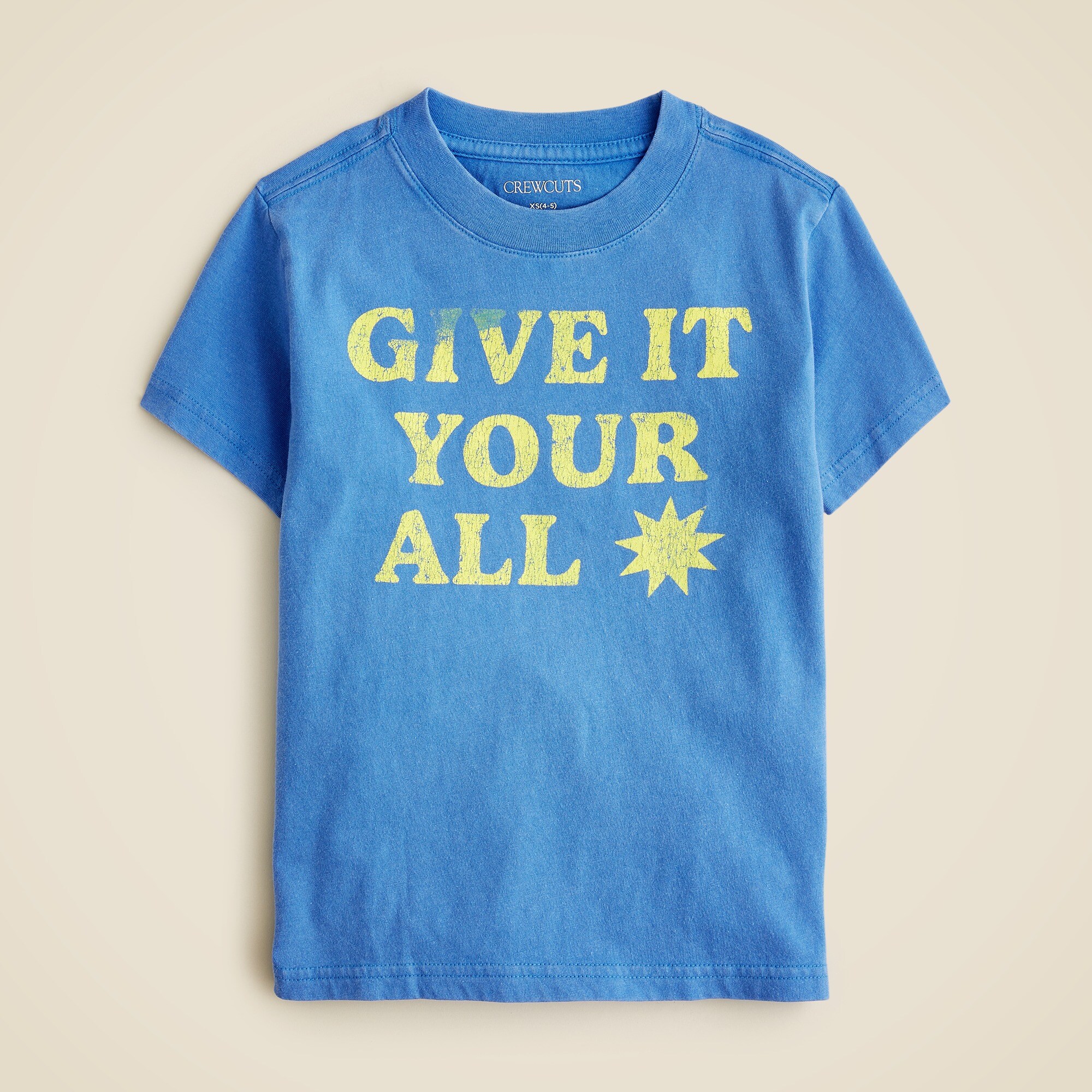 boys Kids' short-sleeve &quot;Give it your all&quot; graphic T-shirt