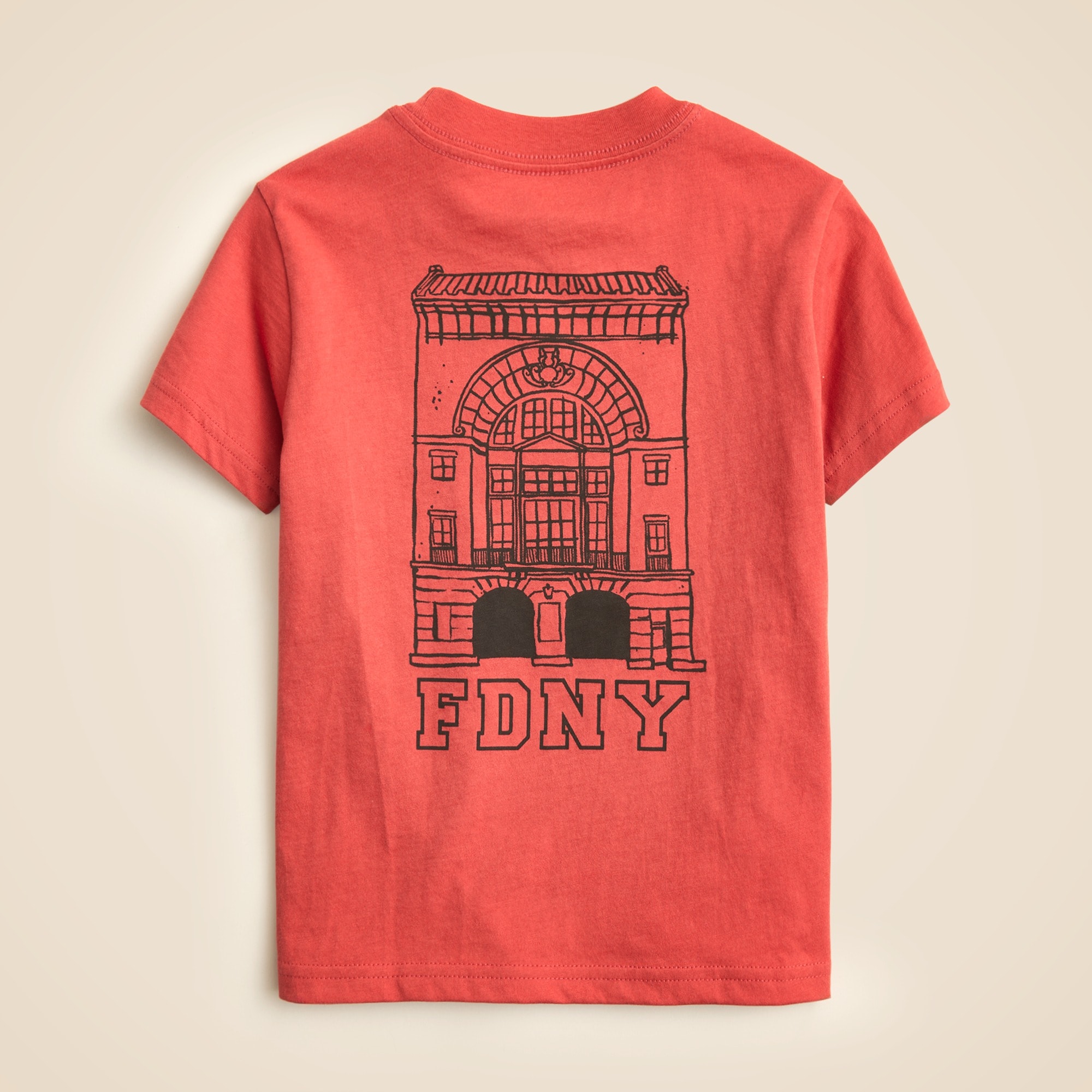 Limited-edition kids' FDNY® "Great Jones" short-sleeve graphic T-shirt
